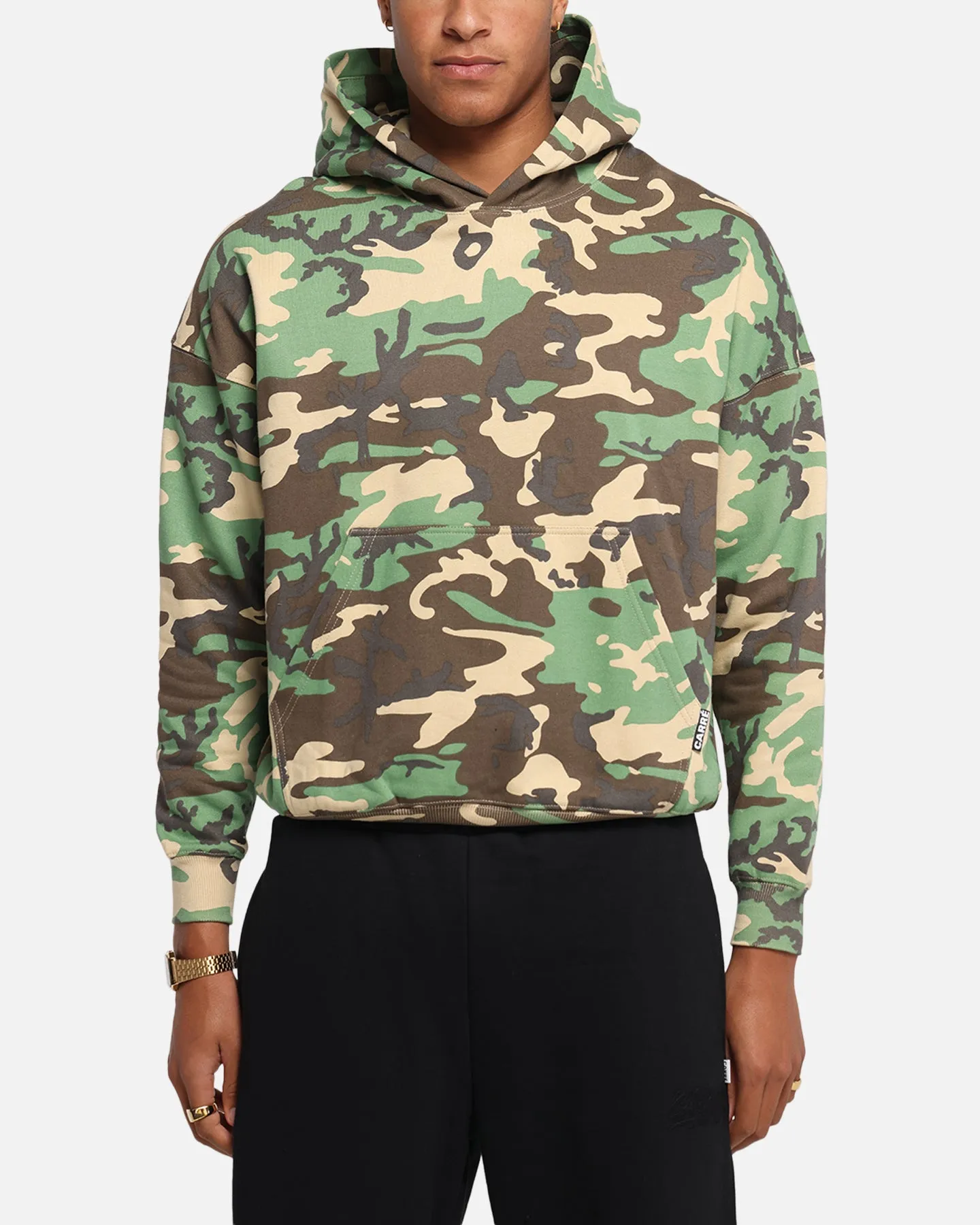Carré Blanc Oversized Hoodie Woodland Camo sold by Culture Kings