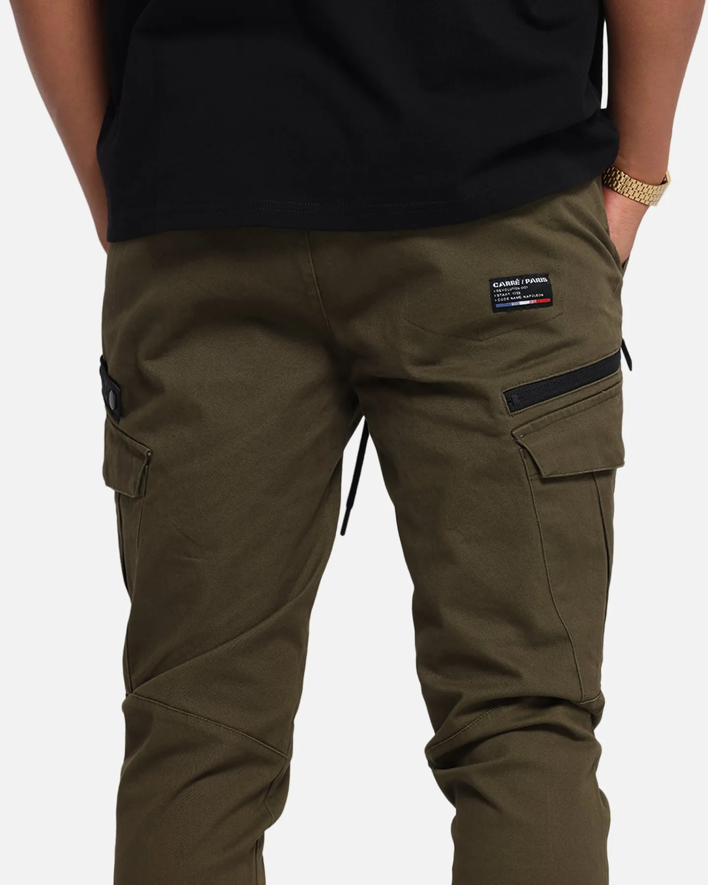 Carre Evolution Cargo Joggers Olive Green sold by Culture Kings product image thumbnail 4