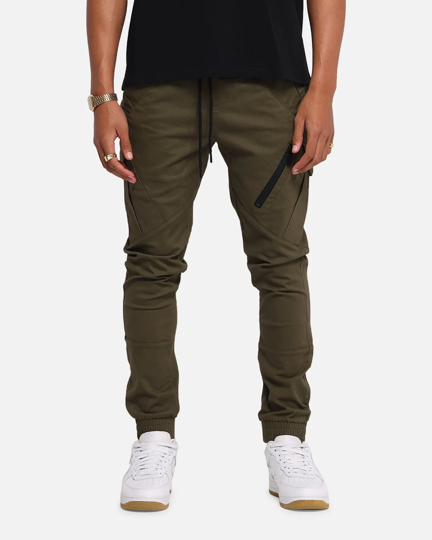 Carre Evolution Cargo Joggers Olive Green sold by Culture Kings