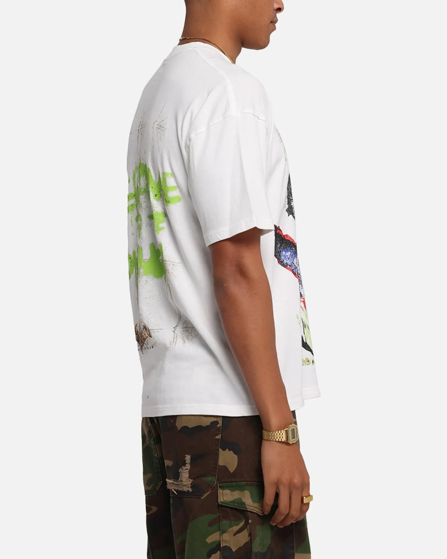 73Studio X DC Batman Joker Arkham Asylum Vintage T-Shirt Off White sold by Culture Kings product image thumbnail 5