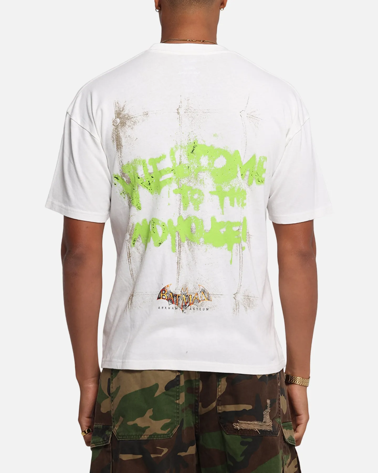 73Studio X DC Batman Joker Arkham Asylum Vintage T-Shirt Off White sold by Culture Kings product image thumbnail 2