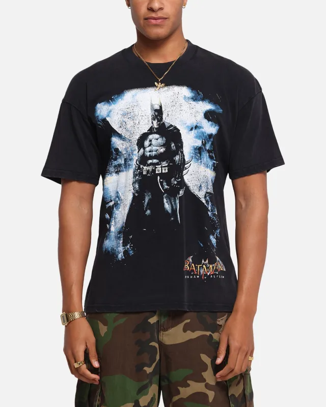 73Studio X DC Batman Arkham Asylum Vintage T-Shirt Black Acidwash sold by Culture Kings
