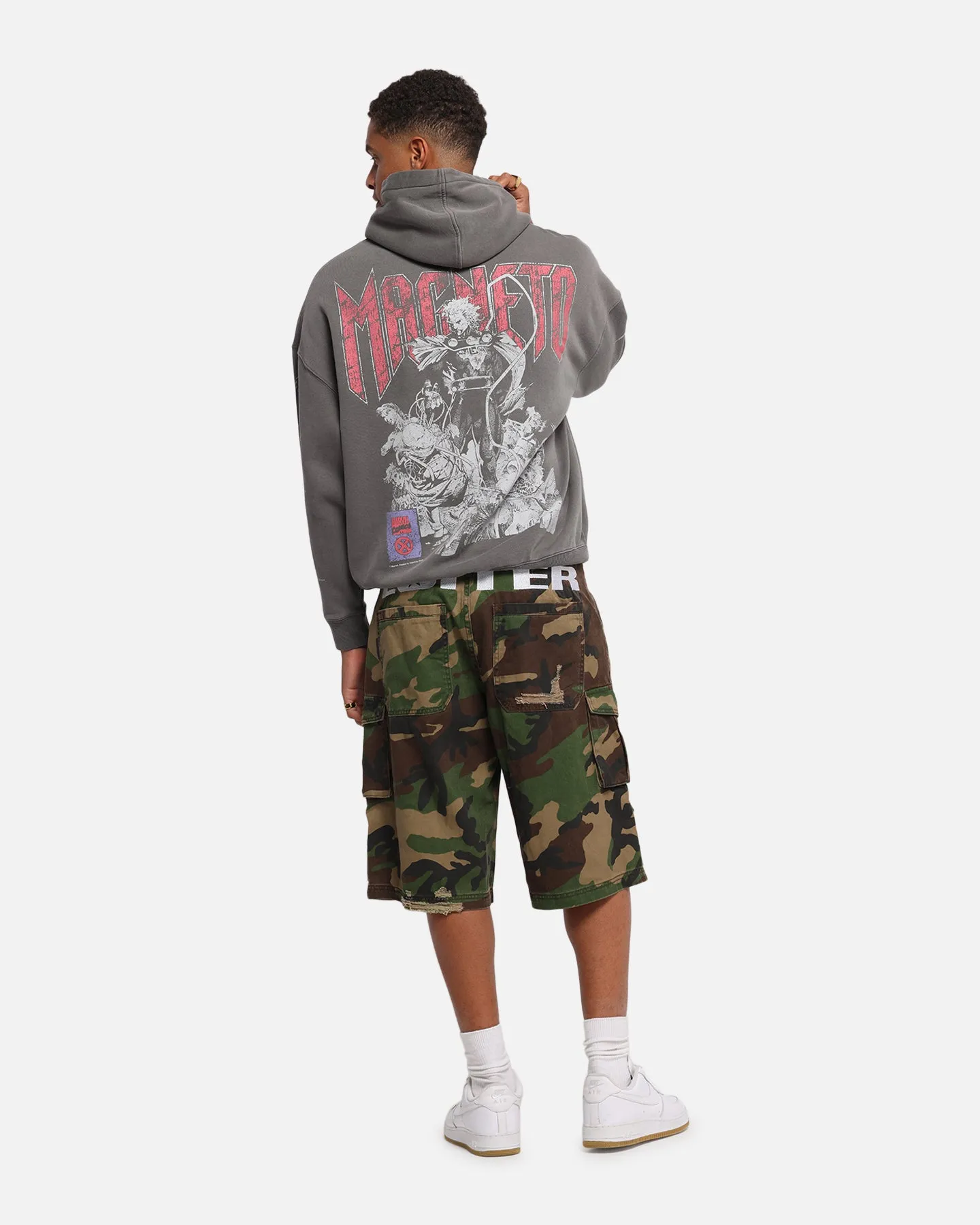 American Thrift Marvel X-Men Magneto Premium Hoodie Washed Charcoal sold by Culture Kings product image thumbnail 4