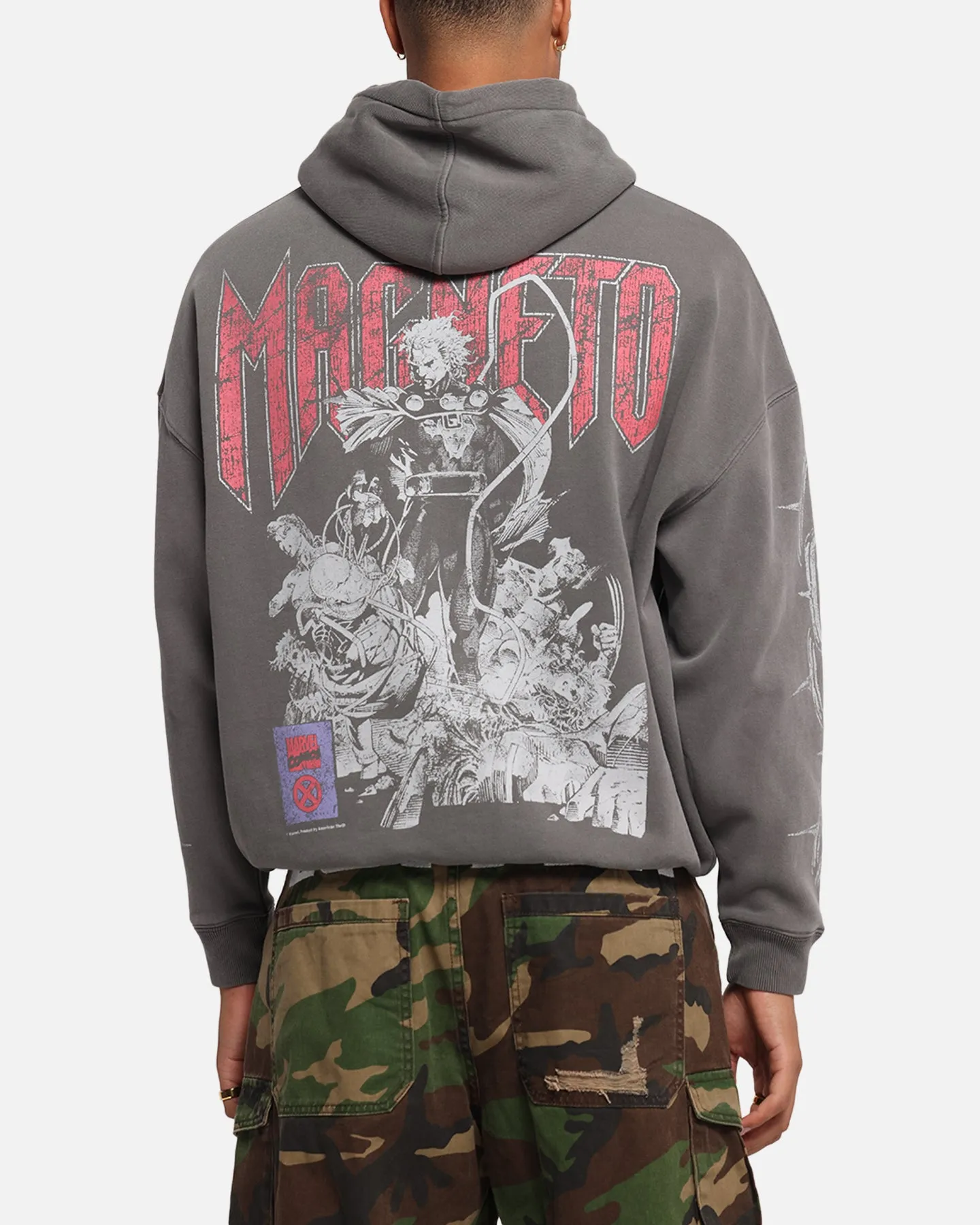American Thrift Marvel X-Men Magneto Premium Hoodie Washed Charcoal sold by Culture Kings product image thumbnail 2