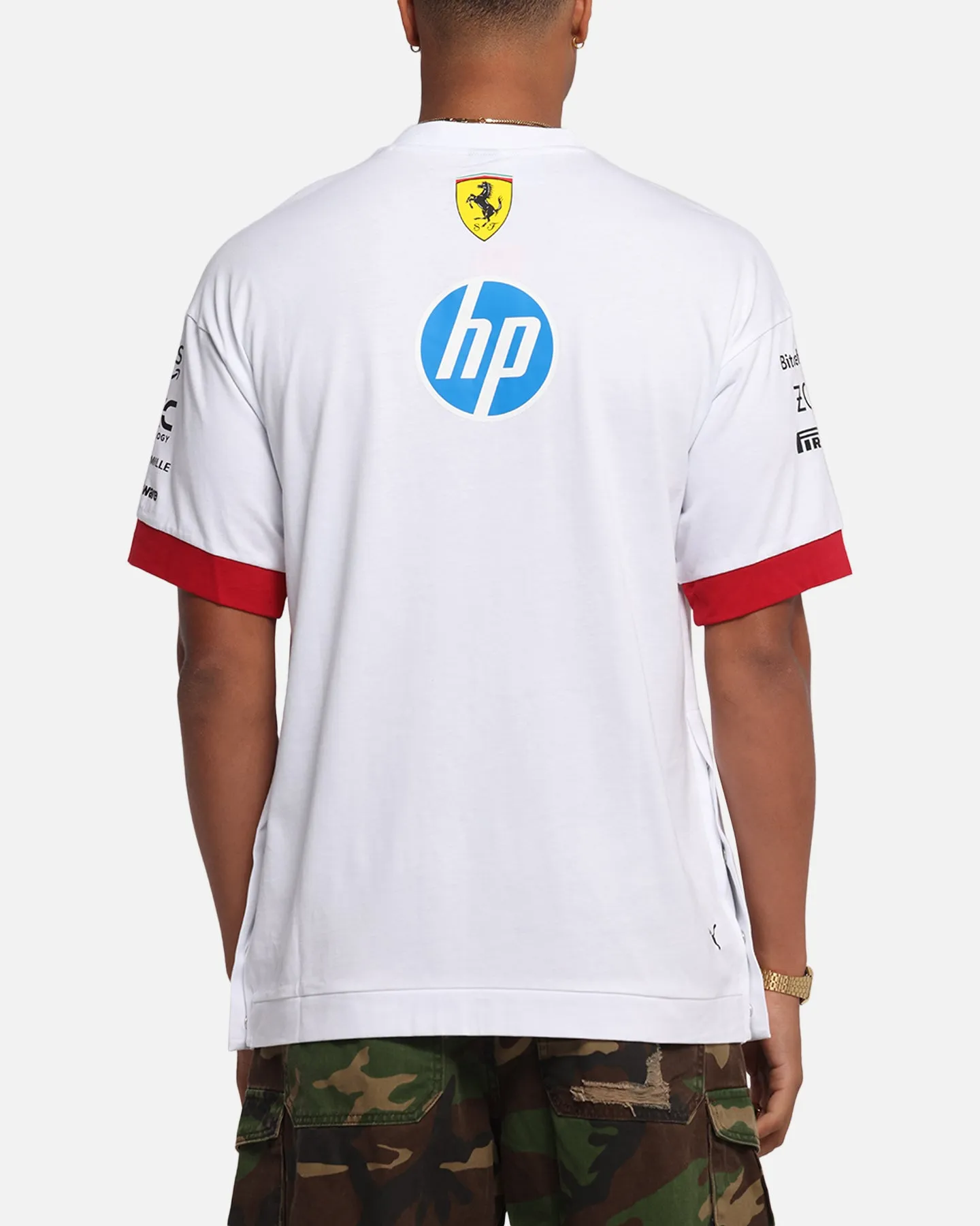 Puma X Scuderia Ferrari Drivers Oversized T-Shirt White sold by Culture Kings product image thumbnail 2