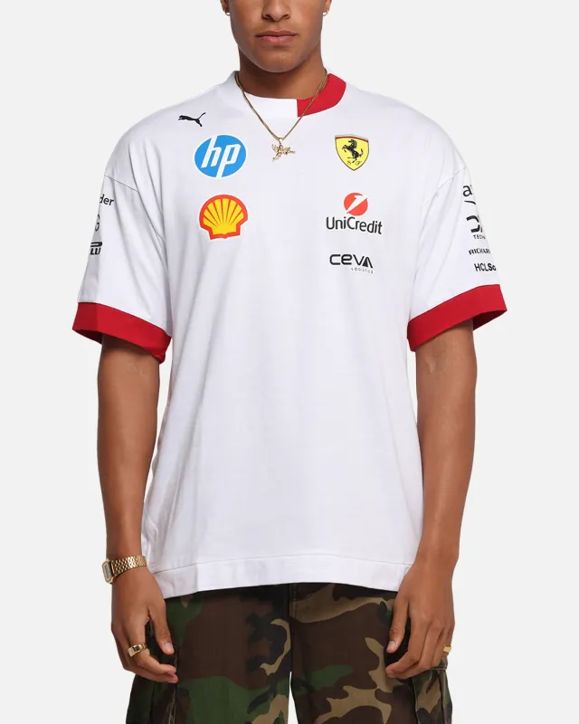Puma X Scuderia Ferrari Drivers Oversized T-Shirt White made by Puma