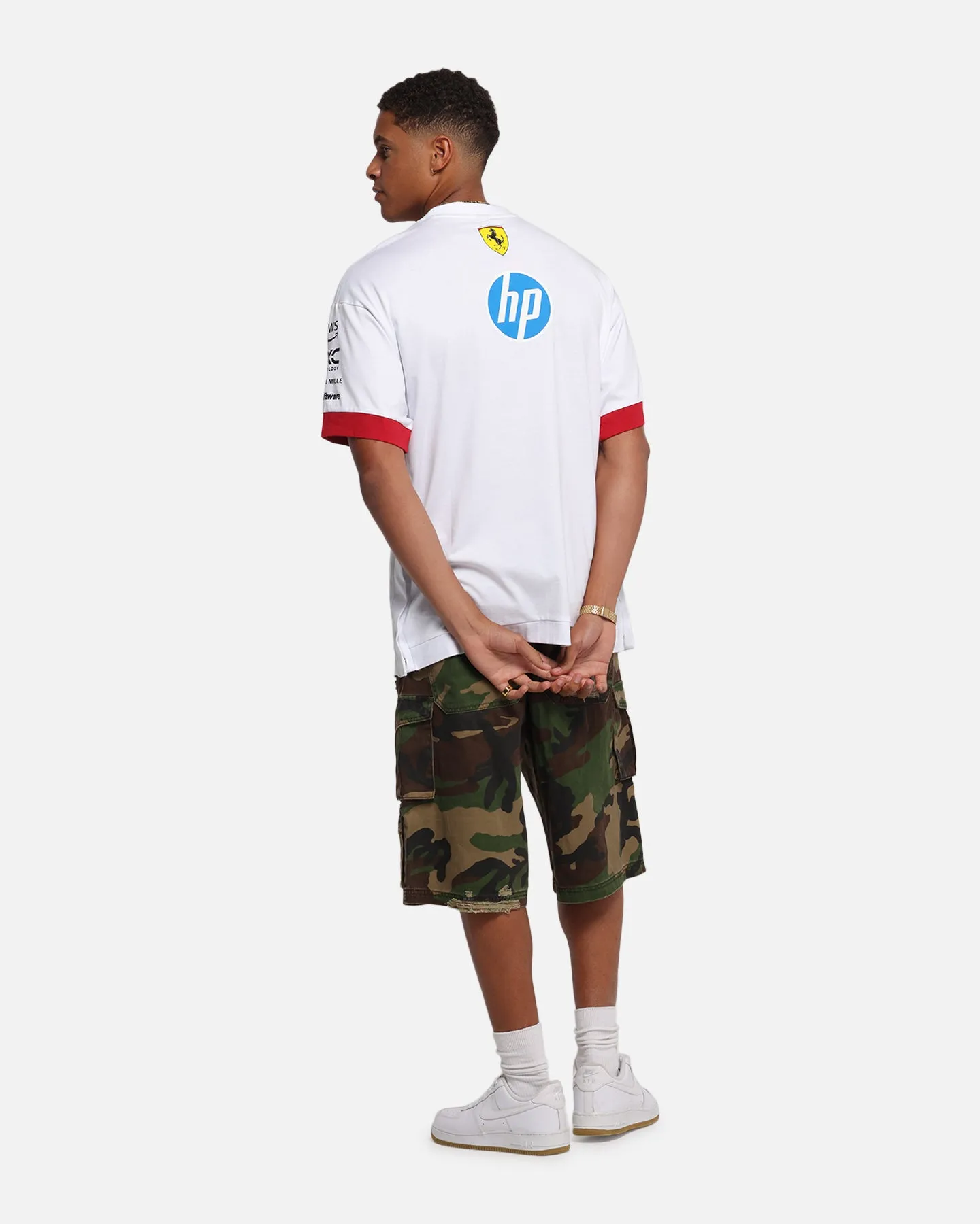 Puma X Scuderia Ferrari Drivers Oversized T-Shirt White sold by Culture Kings product image thumbnail 4