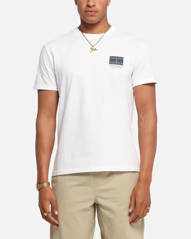Tommy Jeans Regular DNA Graphic T-Shirt Ecru sold by Culture Kings