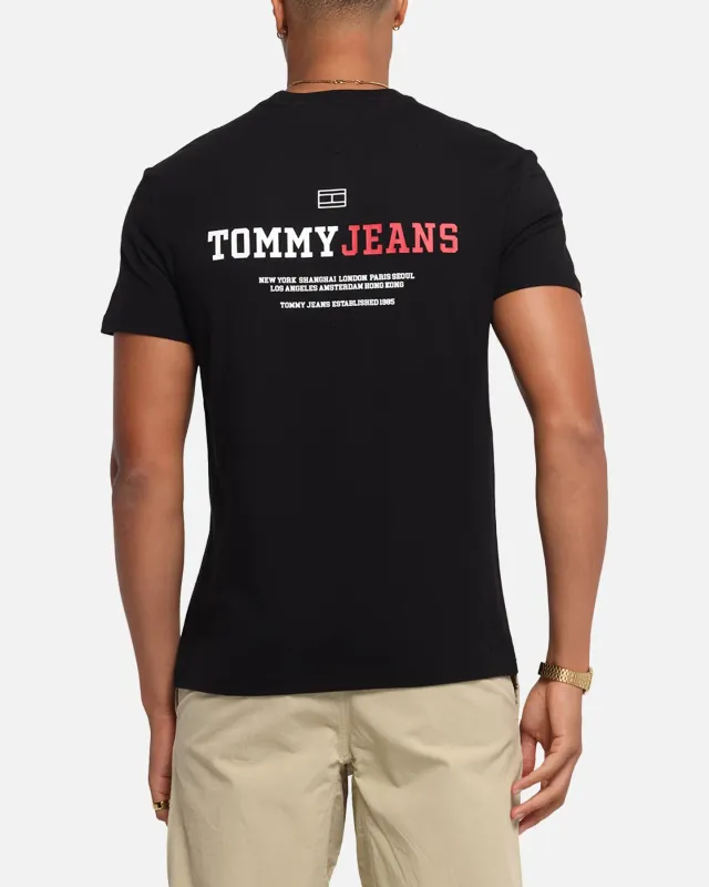 Tommy Jeans Regular DNA Graphic T-Shirt Black sold by Culture Kings