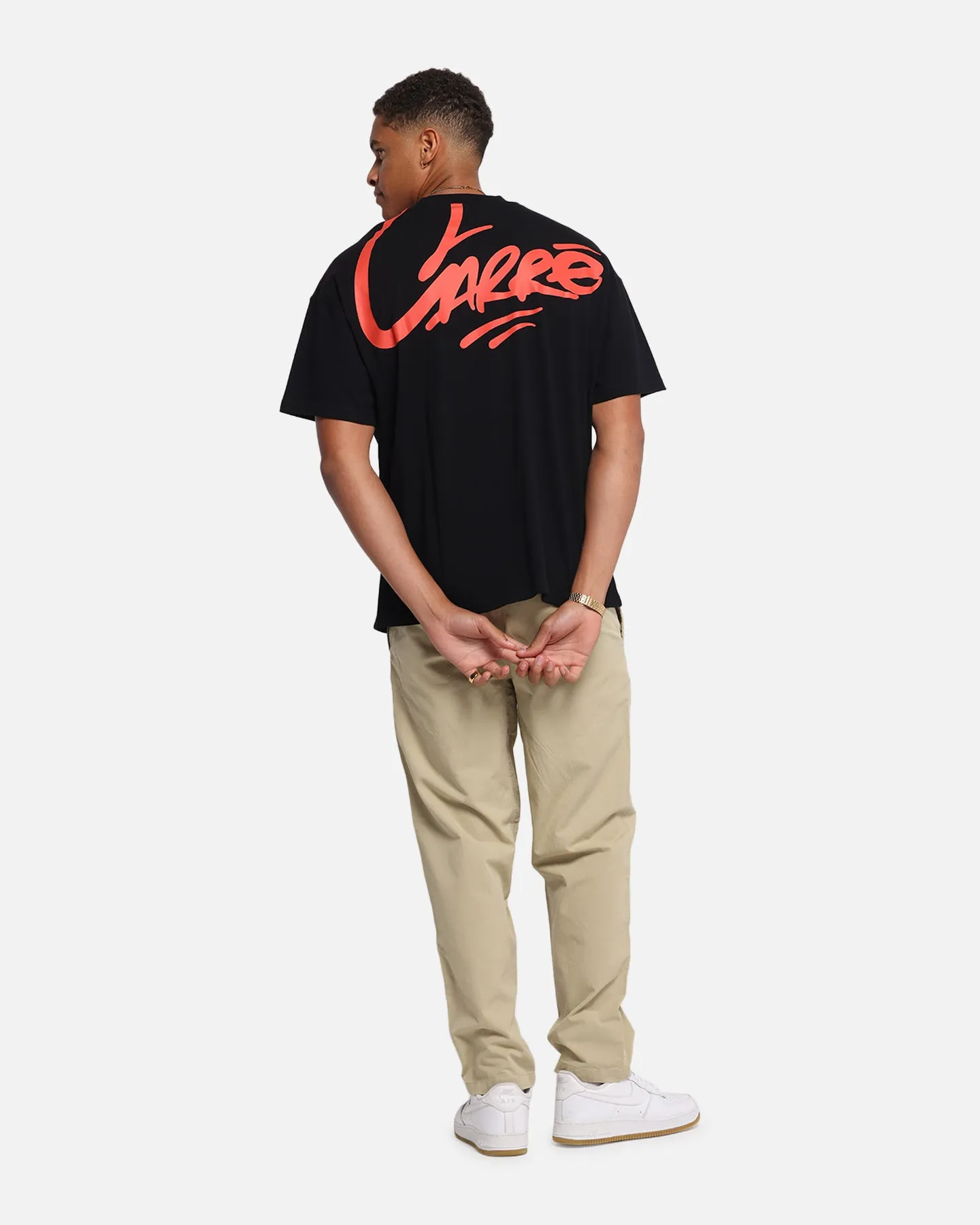 Carre Graffiti Oversized Ringer T-Shirt Black/Red sold by Culture Kings product image thumbnail 3
