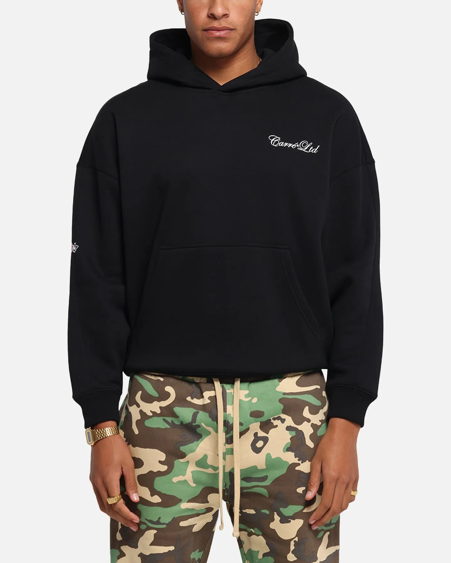 Carre Rosebud Oversized Hoodie Black sold by Culture Kings
