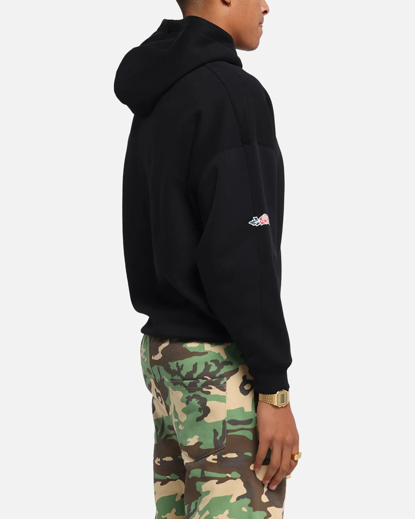 Carre Rosebud Oversized Hoodie Black sold by Culture Kings product image thumbnail 4