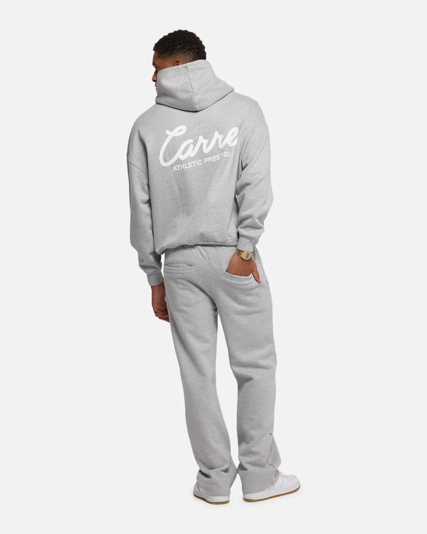 Carre Prestige Script Hoodie Grey Marle sold by Culture Kings product image thumbnail 3
