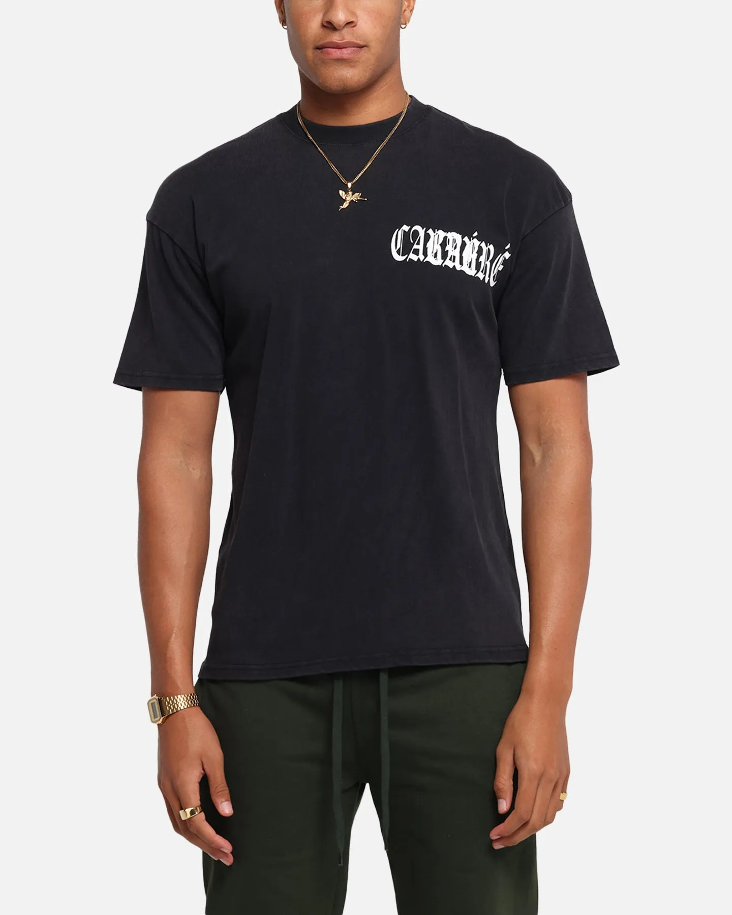 Carre Bulldog T-Shirt Black Acidwash sold by Culture Kings product image thumbnail 2