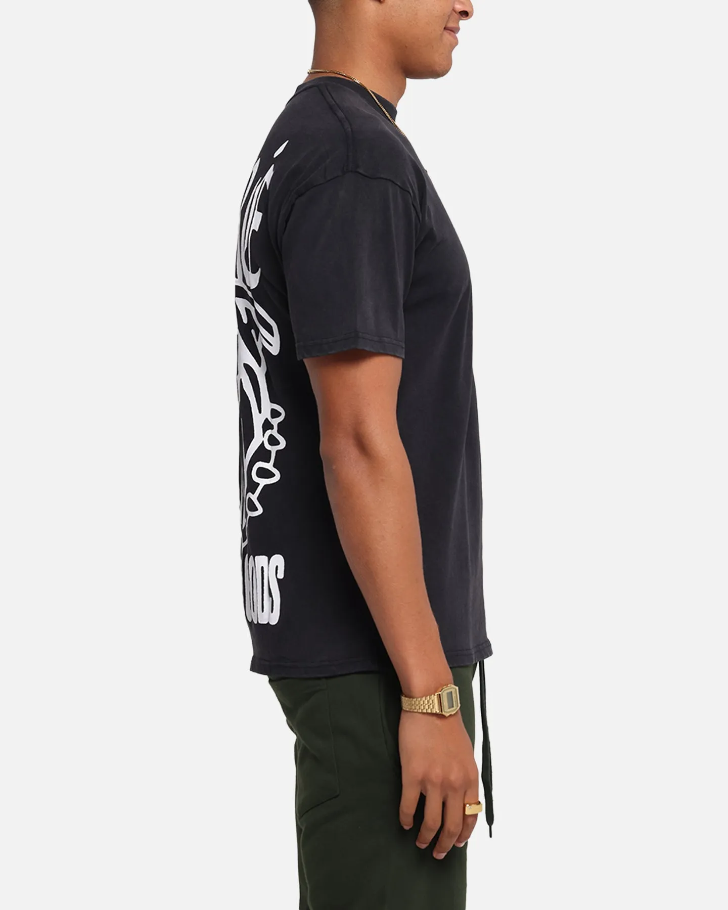 Carre Bulldog T-Shirt Black Acidwash sold by Culture Kings product image thumbnail 5