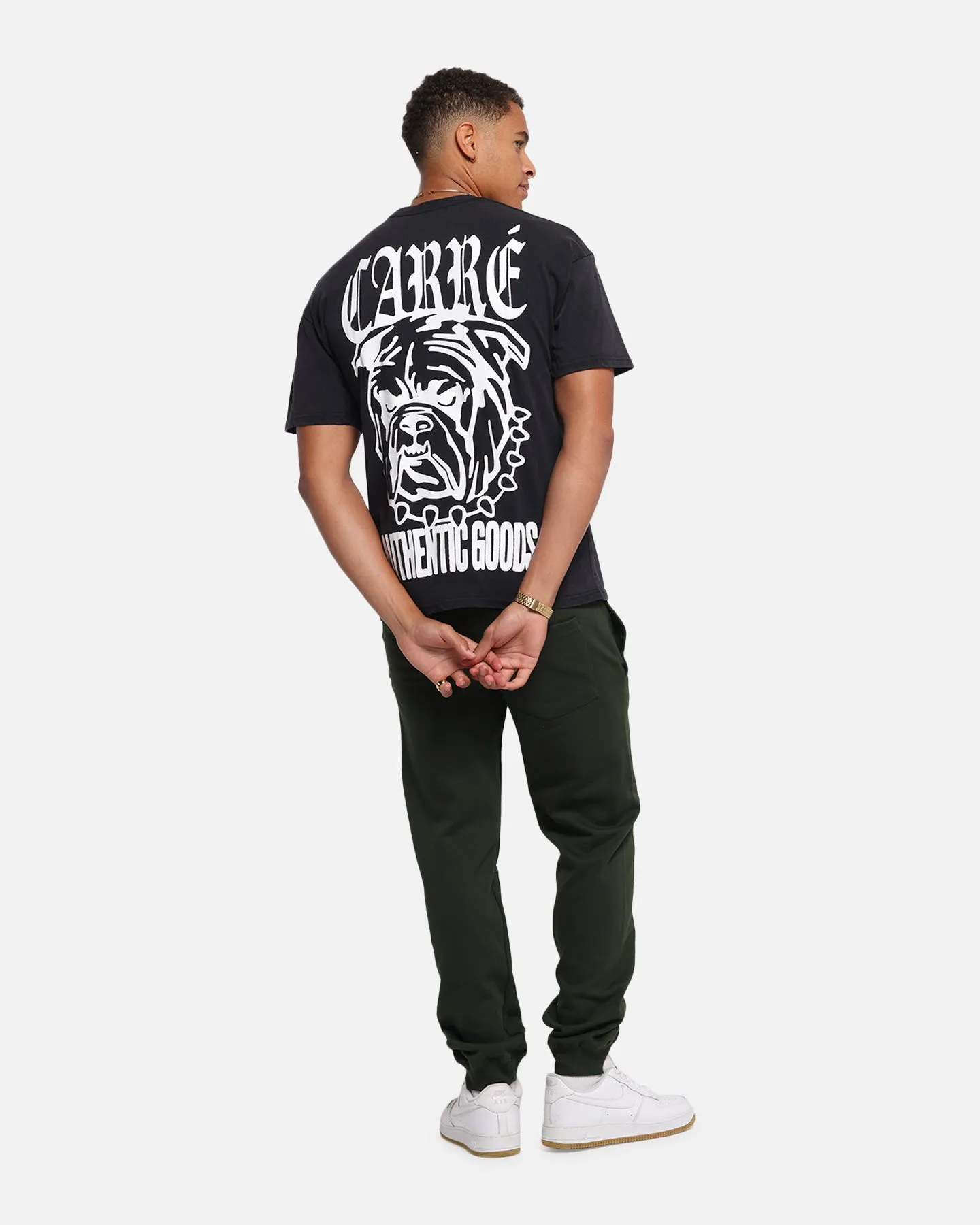 Carre Bulldog T-Shirt Black Acidwash sold by Culture Kings product image thumbnail 3