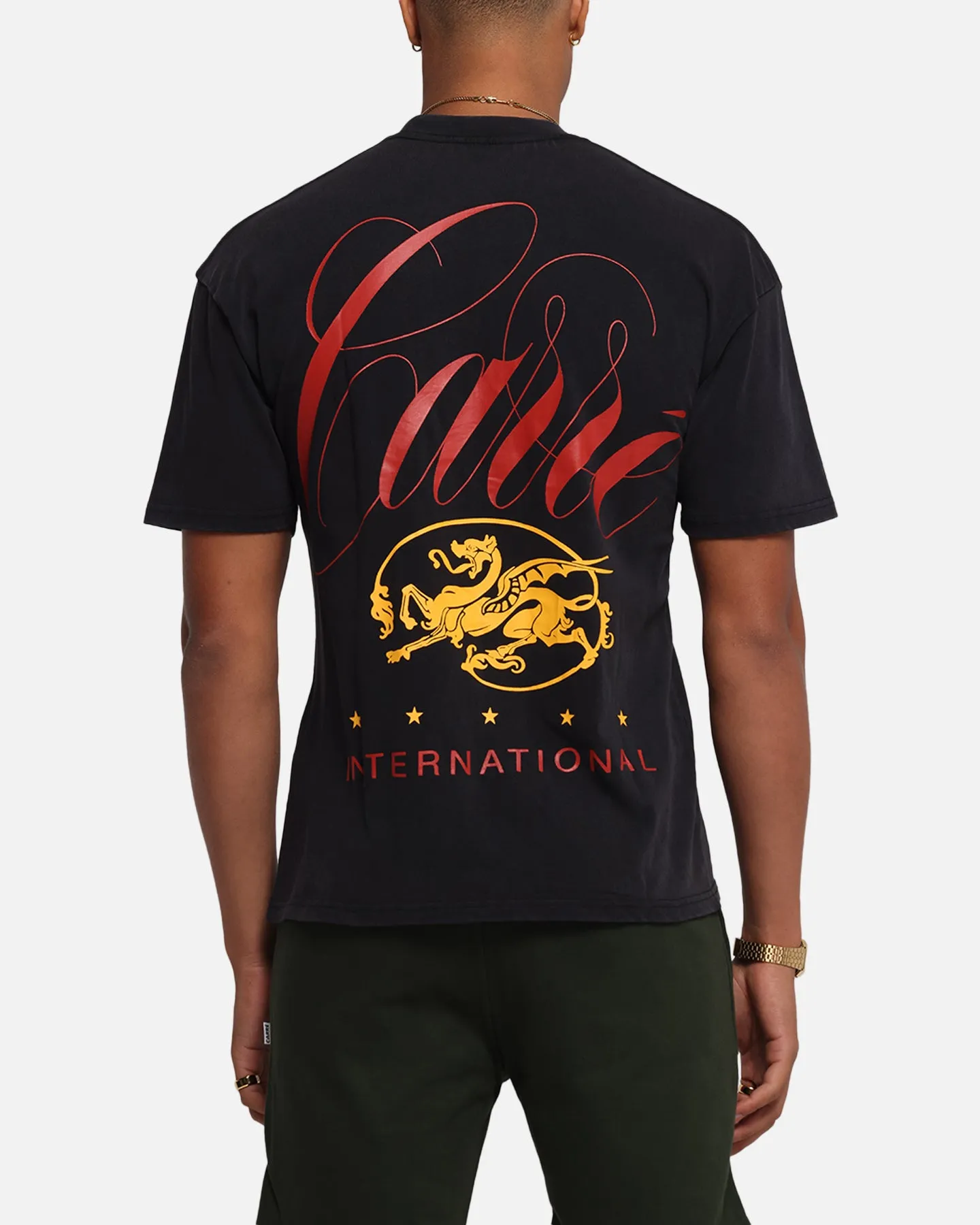 Carre Golden Scale T-Shirt Black Acidwash sold by Culture Kings