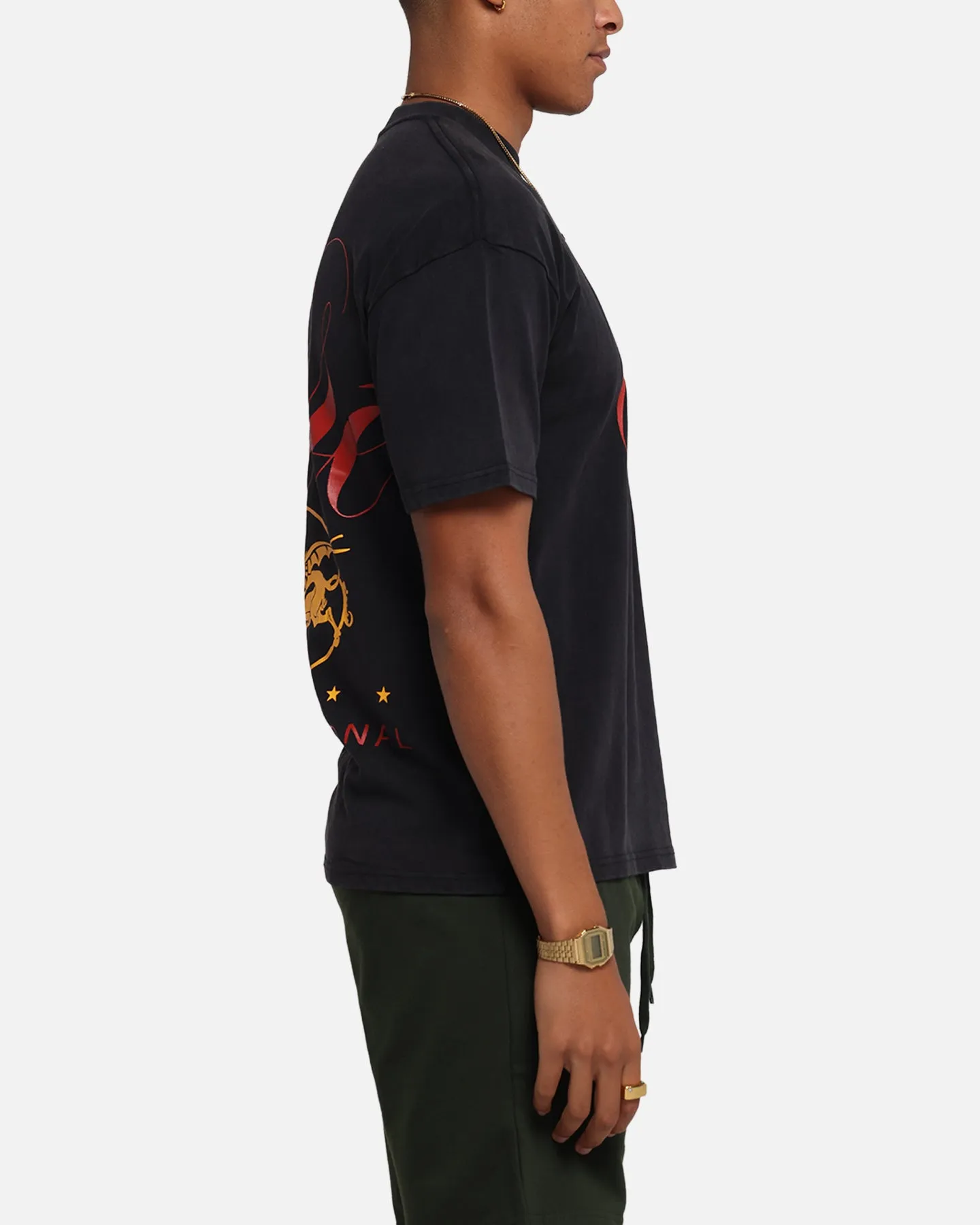 Carre Golden Scale T-Shirt Black Acidwash sold by Culture Kings product image thumbnail 5