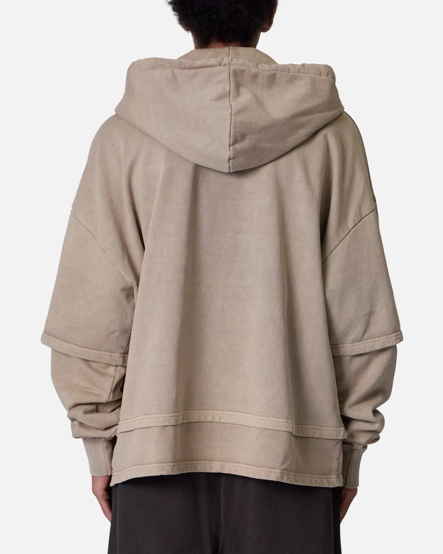 MNML Double Layer Zipper Sweater Washed Earth sold by Culture Kings product image thumbnail 2