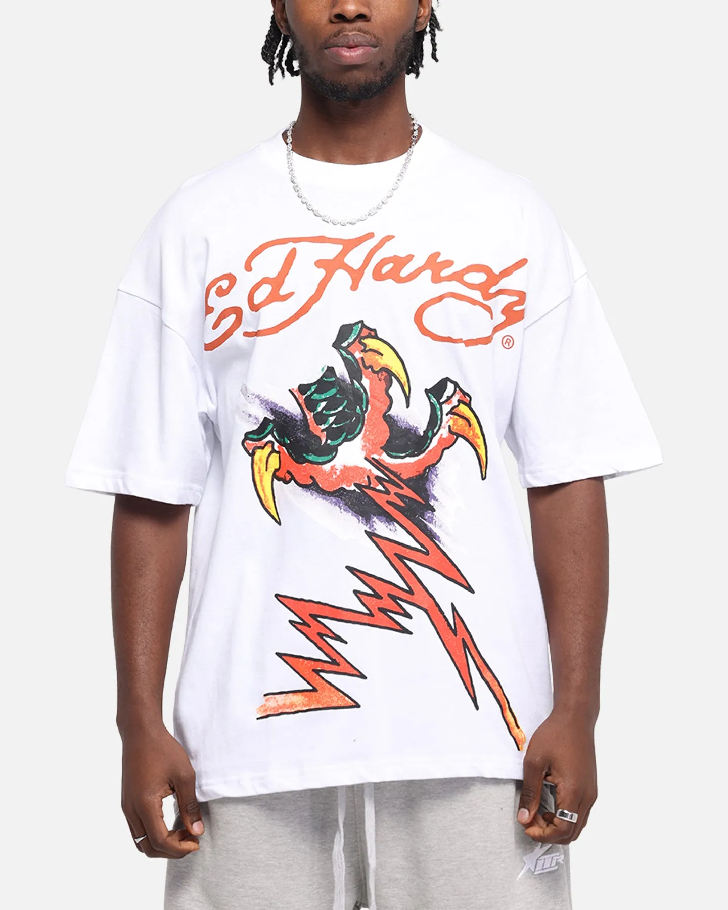Ed Hardy Lightning T-Shirt White sold by Culture Kings