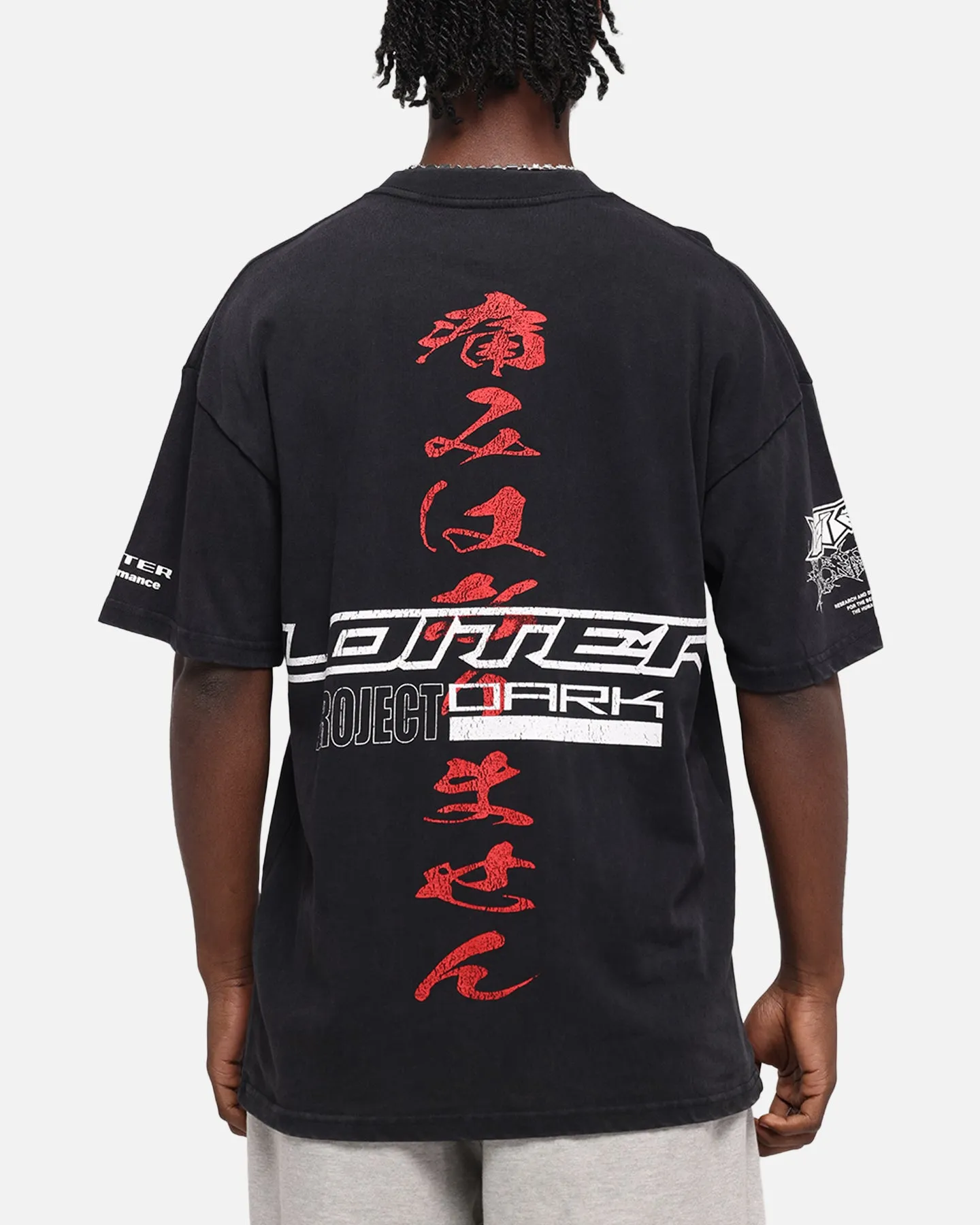 Loiter Cybernetics Vintage T-Shirt Black Acidwash sold by Culture Kings product image thumbnail 2
