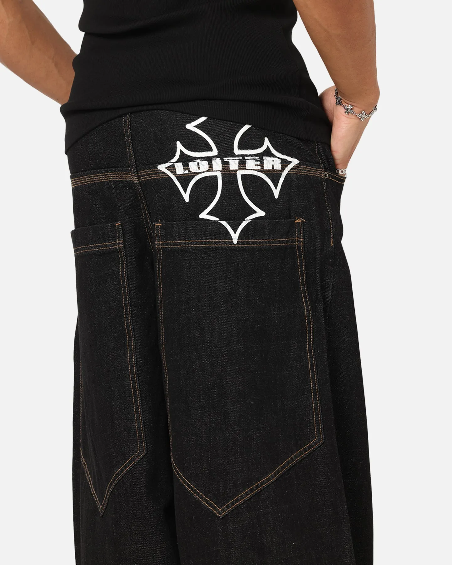 Loiter Skate Jeans Black sold by Culture Kings product image thumbnail 4