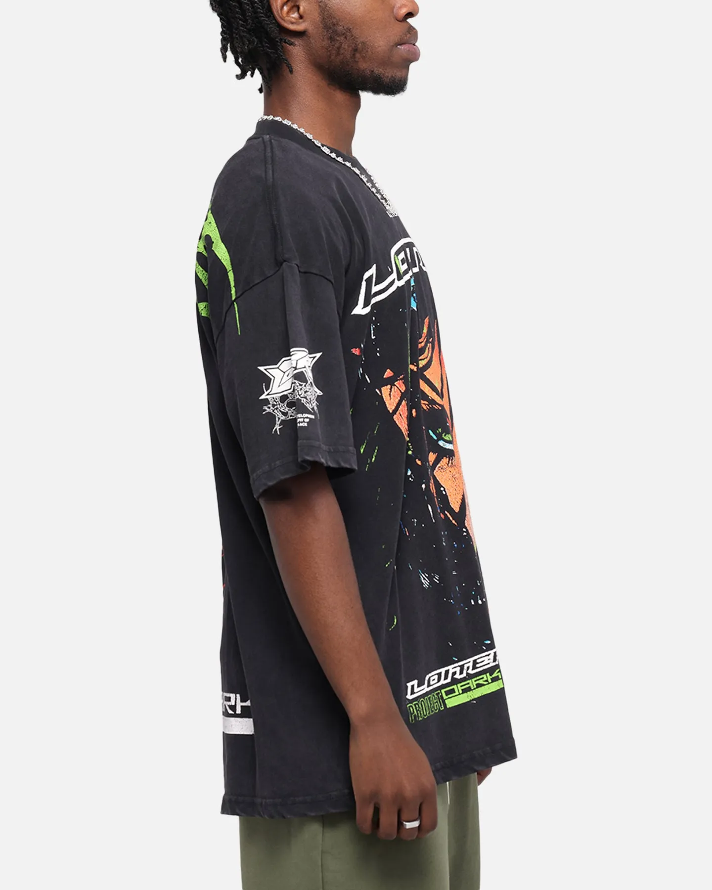 Loiter Project Dark Vintage T-Shirt Black Acidwash sold by Culture Kings product image thumbnail 5
