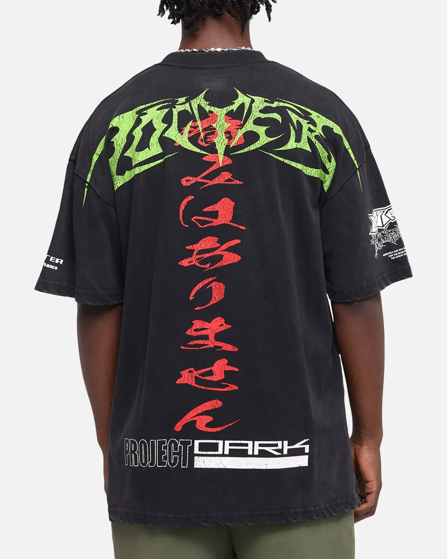 Loiter Project Dark Vintage T-Shirt Black Acidwash sold by Culture Kings product image thumbnail 2