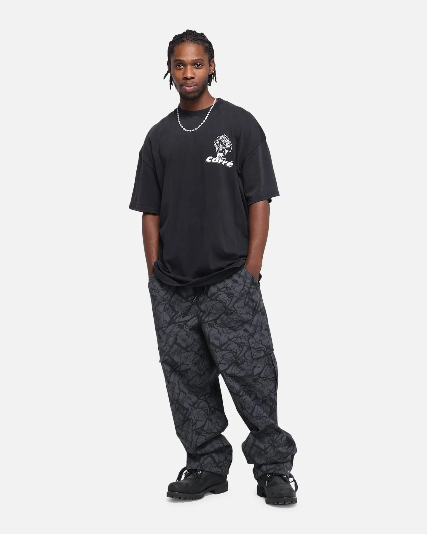 Carre Freshly Picked T-Shirt Black Acidwash sold by Culture Kings product image thumbnail 4