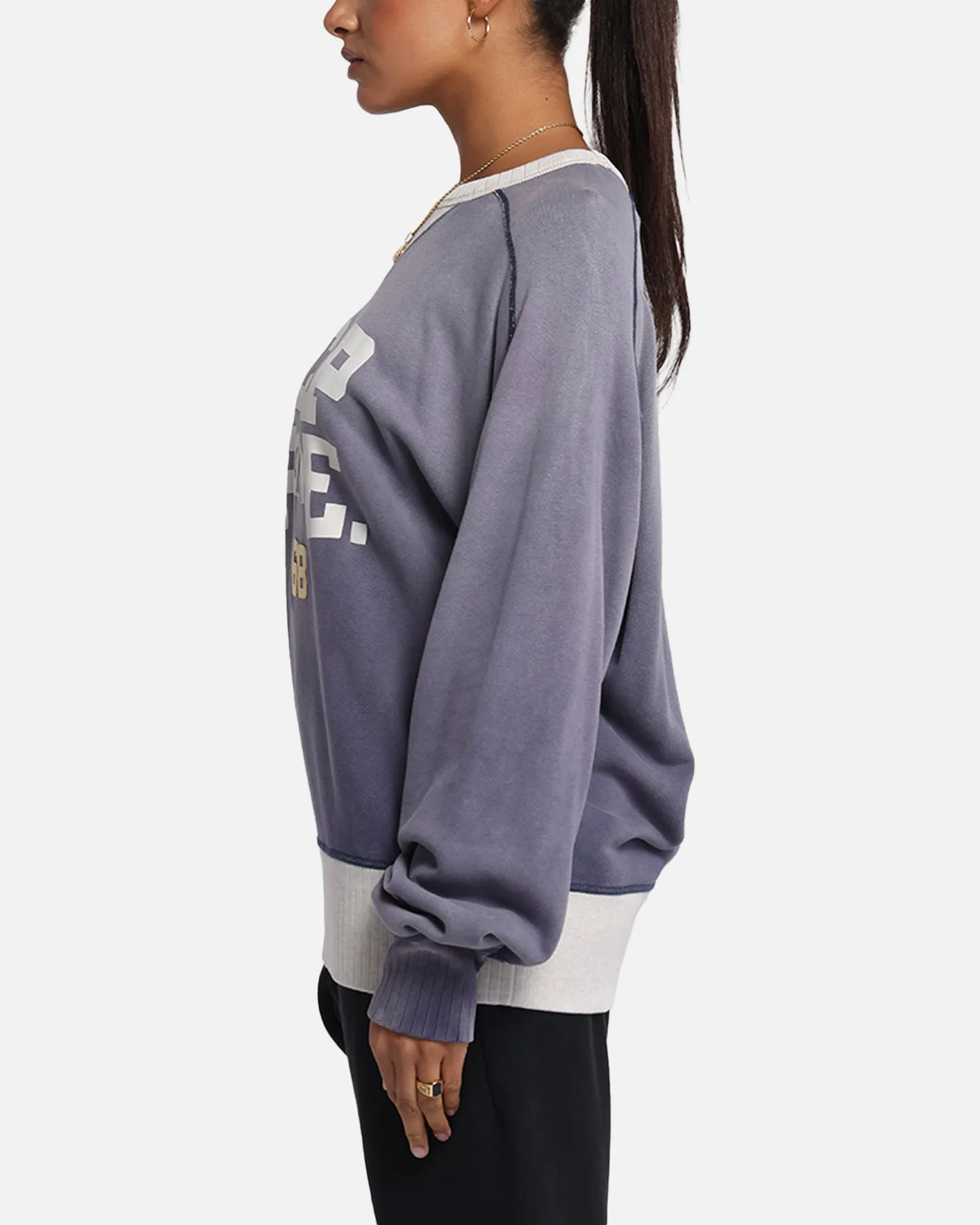 Champion 50's Saddle Crew Sweatshirt Athletic Navy sold by Culture Kings product image thumbnail 5