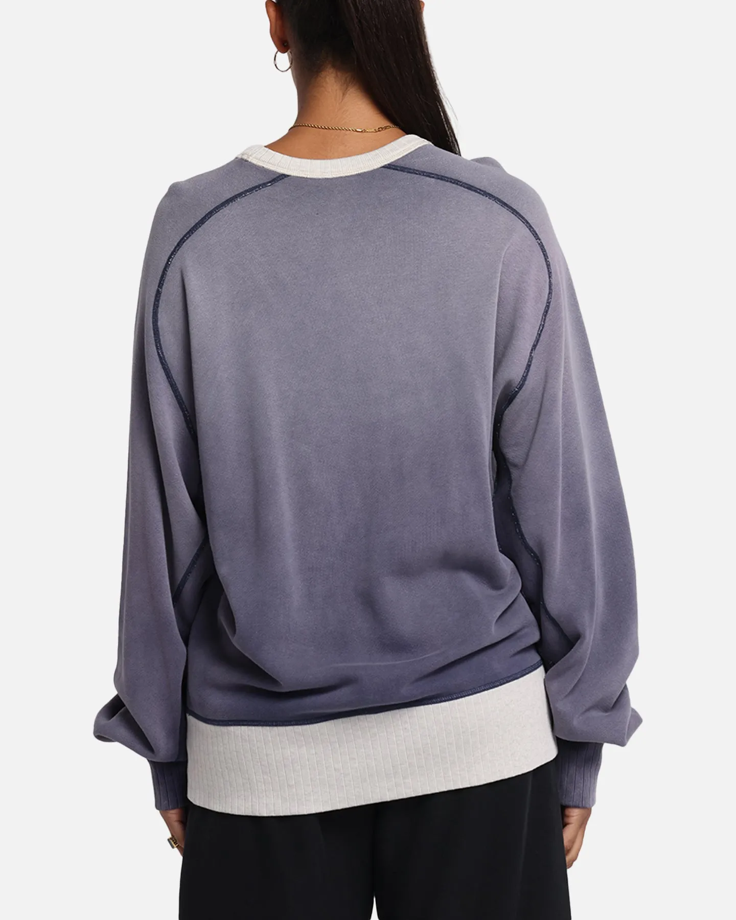 Champion 50's Saddle Crew Sweatshirt Athletic Navy sold by Culture Kings product image thumbnail 3