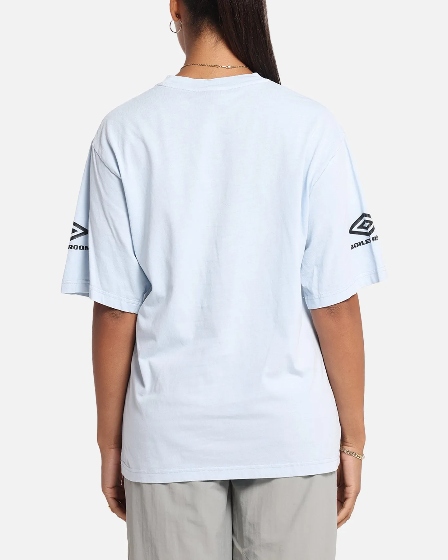 Boiler Room X Umbro Washed T-Shirt Blue sold by Culture Kings product image thumbnail 3