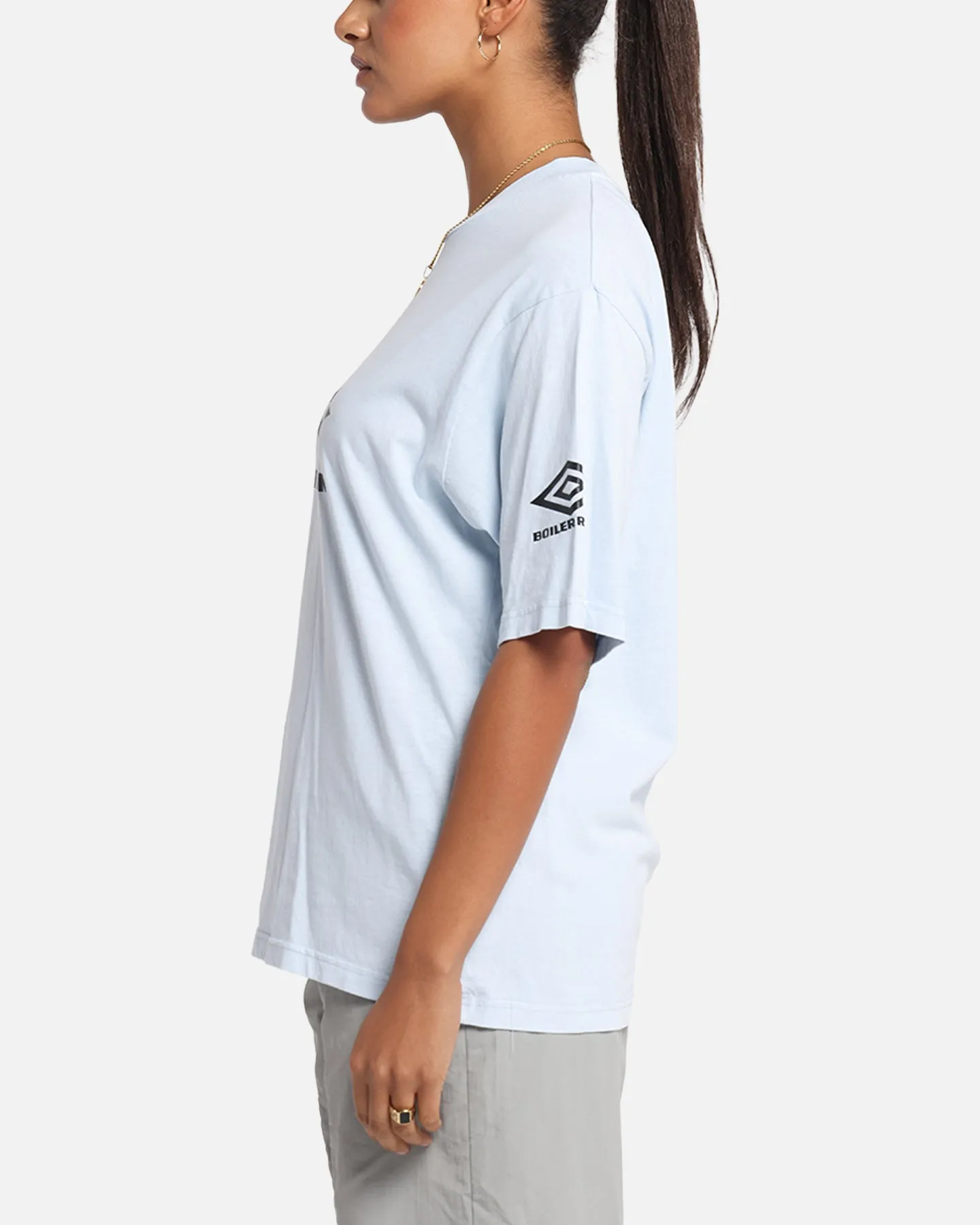 Boiler Room X Umbro Washed T-Shirt Blue sold by Culture Kings product image thumbnail 5