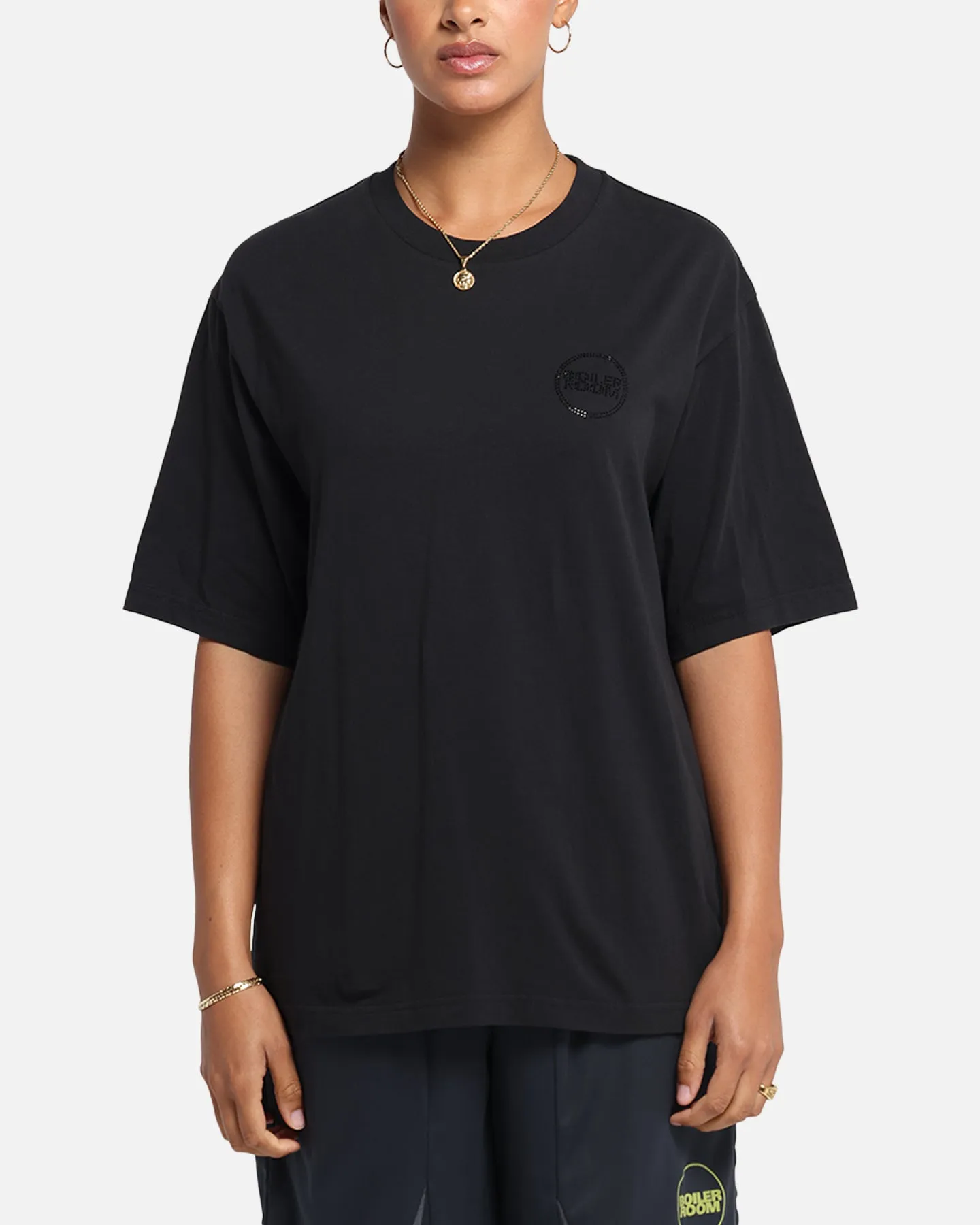 Boiler Room Rhiinestone T-Shirt Black sold by Culture Kings product image thumbnail 2