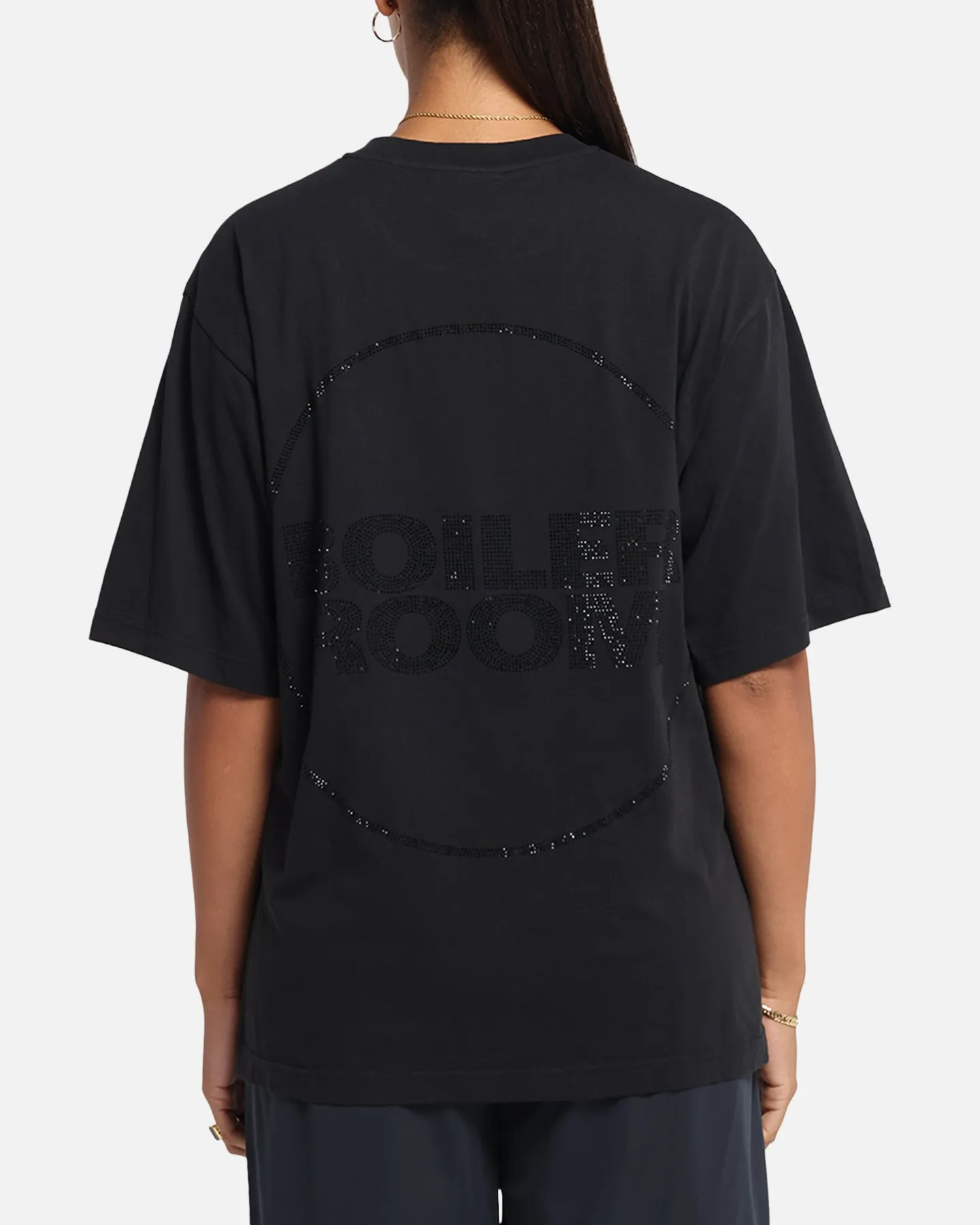 Boiler Room Rhiinestone T-Shirt Black sold by Culture Kings