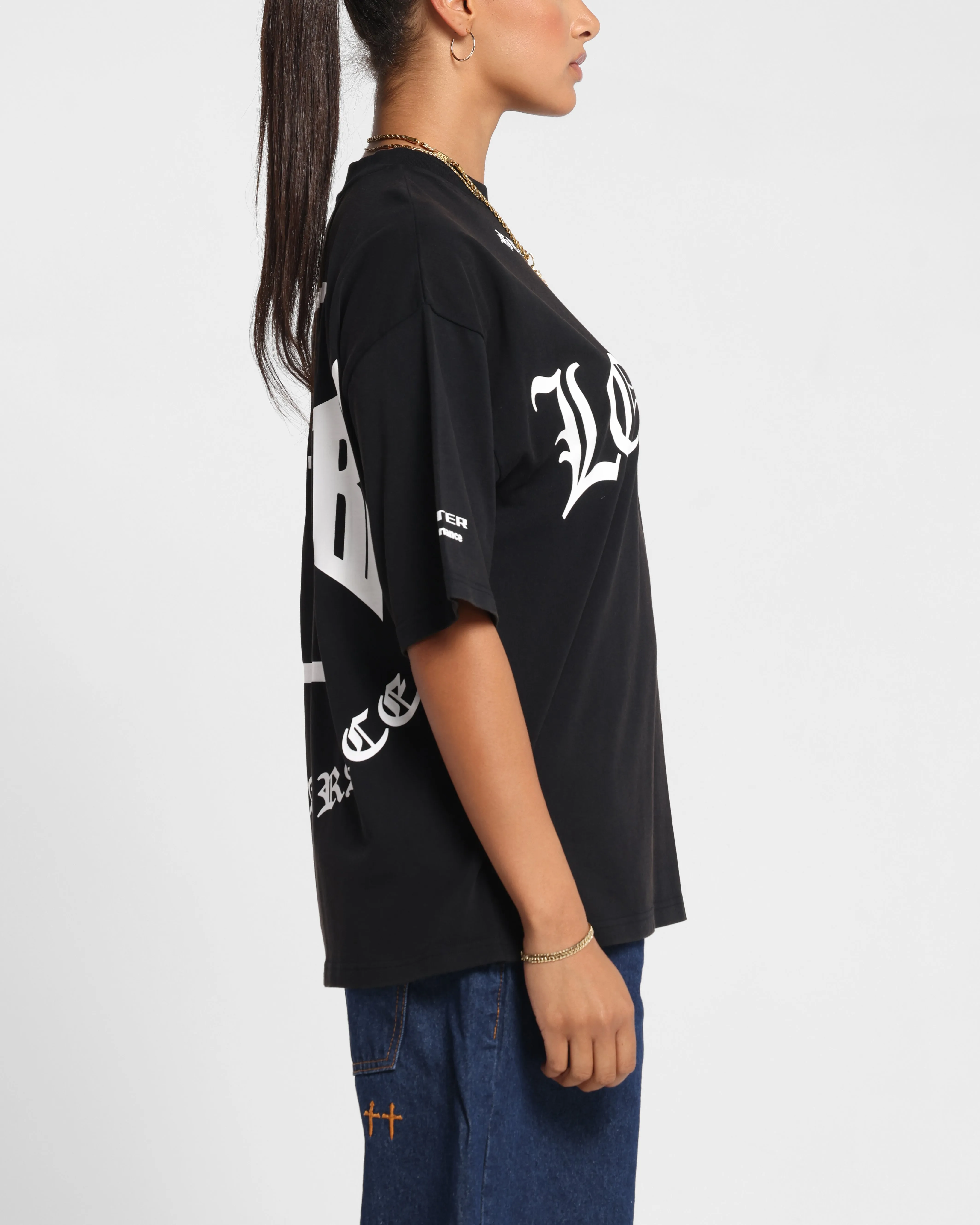 Loiter Biker Vintage T-Shirt Vintage Black sold by Culture Kings product image thumbnail 3