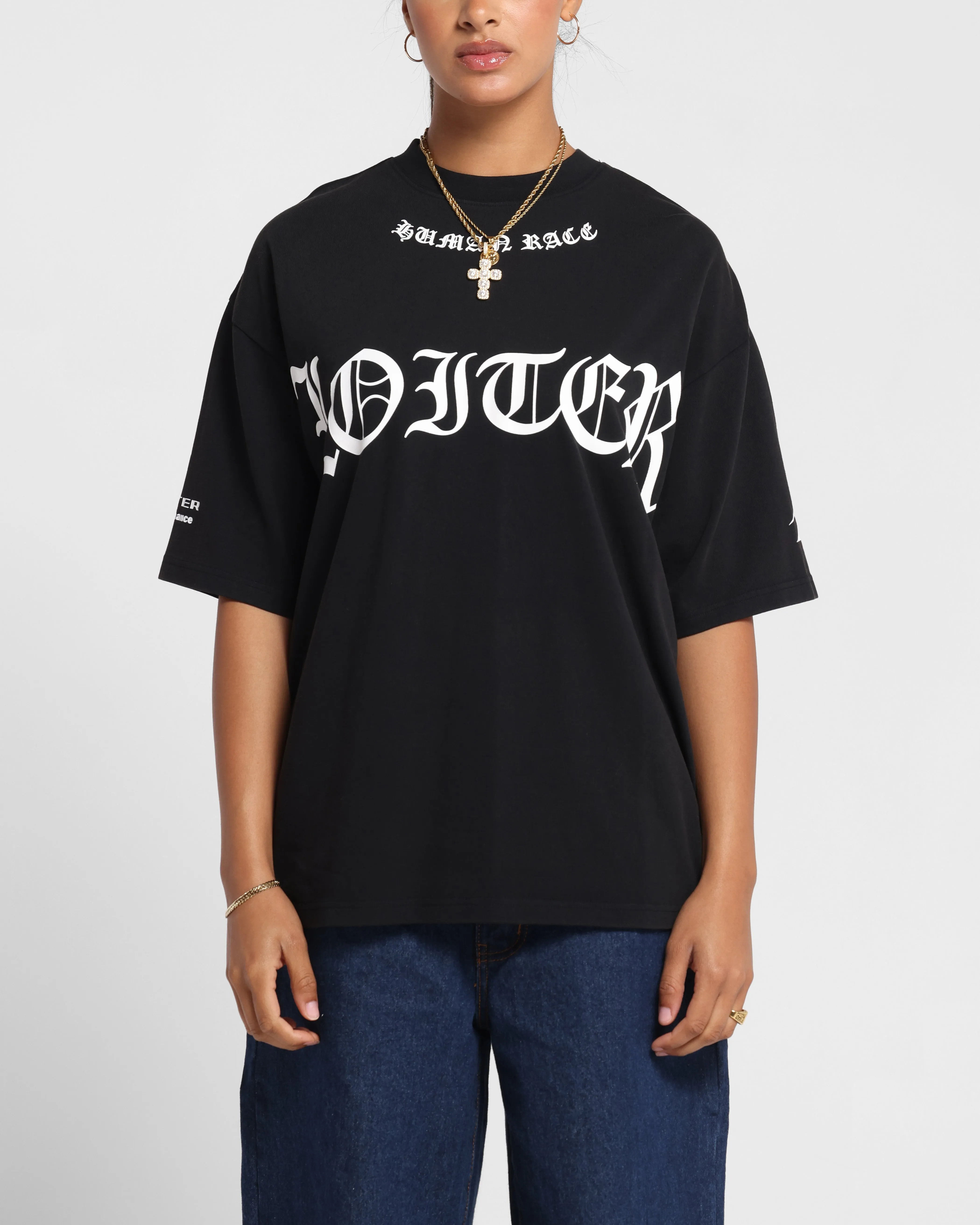 Loiter Biker Vintage T-Shirt Vintage Black sold by Culture Kings product image thumbnail 2