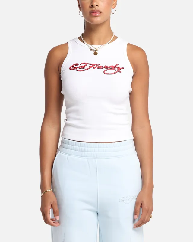Ed Hardy Women's Tried And True Tank White sold by Culture Kings
