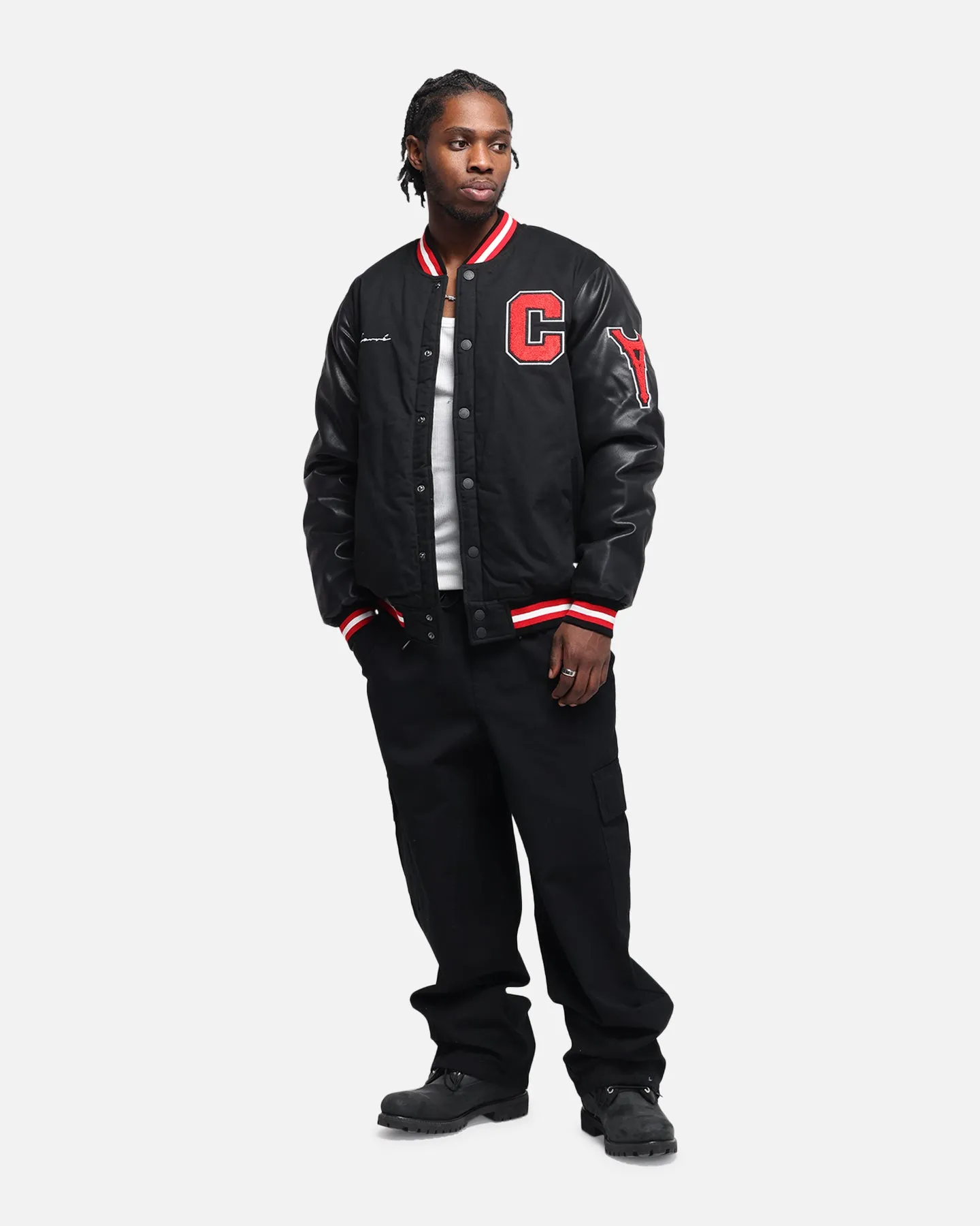 Carre MVP Varsity Jacket Black/Red sold by Culture Kings product image thumbnail 2