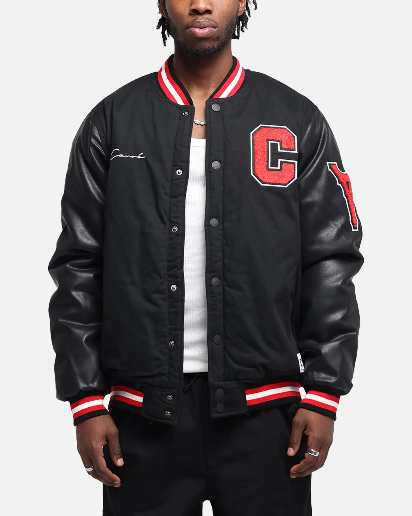 Carre MVP Varsity Jacket Black/Red sold by Culture Kings