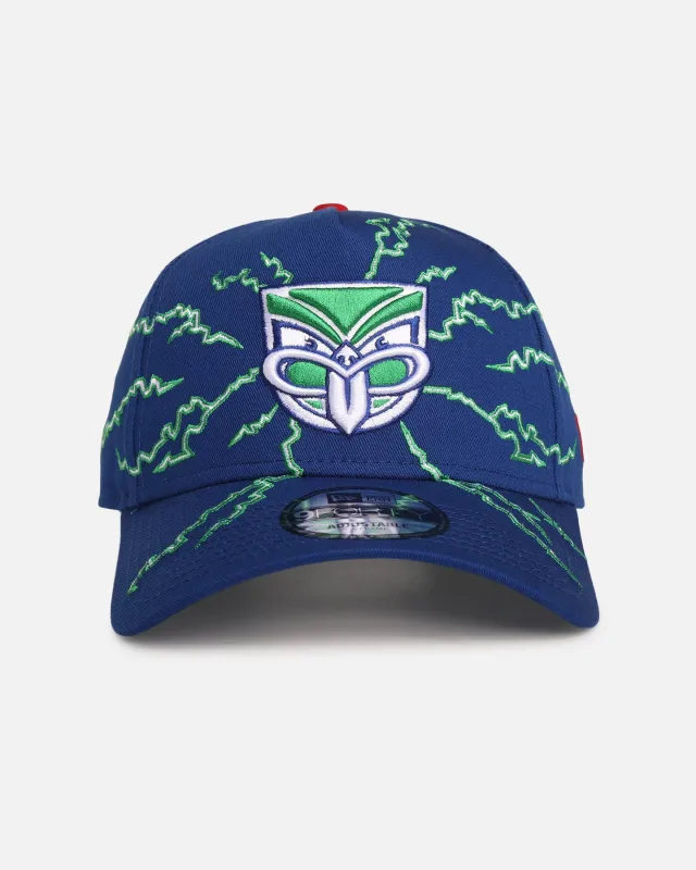 New Era New Zealand Warriors 'NRL Electric' 9FORTY A-Frame Snapback Official Team Colour sold by Culture Kings