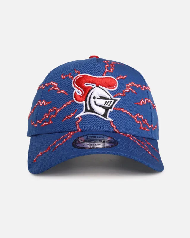 New Era Newcastle Knights 'NRL Electric' 9FORTY A-Frame Snapback Official Team Colour sold by Culture Kings