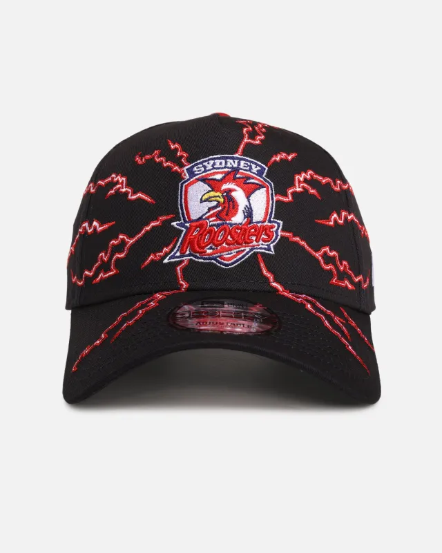 New Era Sydney Roosters 'NRL Electric' 9FORTY A-Frame Snapback Official Team Colour sold by Culture Kings