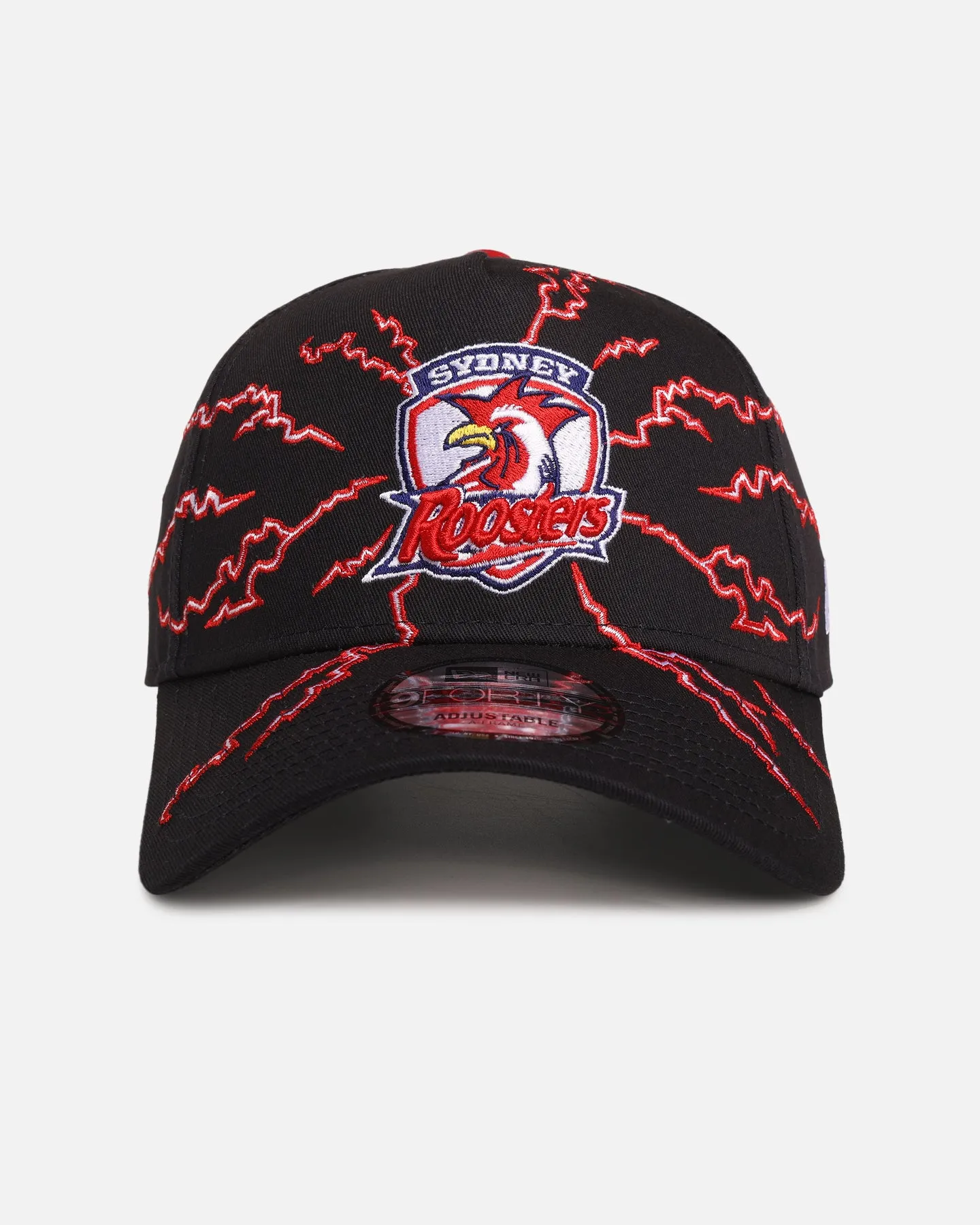 New Era Sydney Roosters 'NRL Electric' 9FORTY A-Frame Snapback Official Team Colour sold by Culture Kings