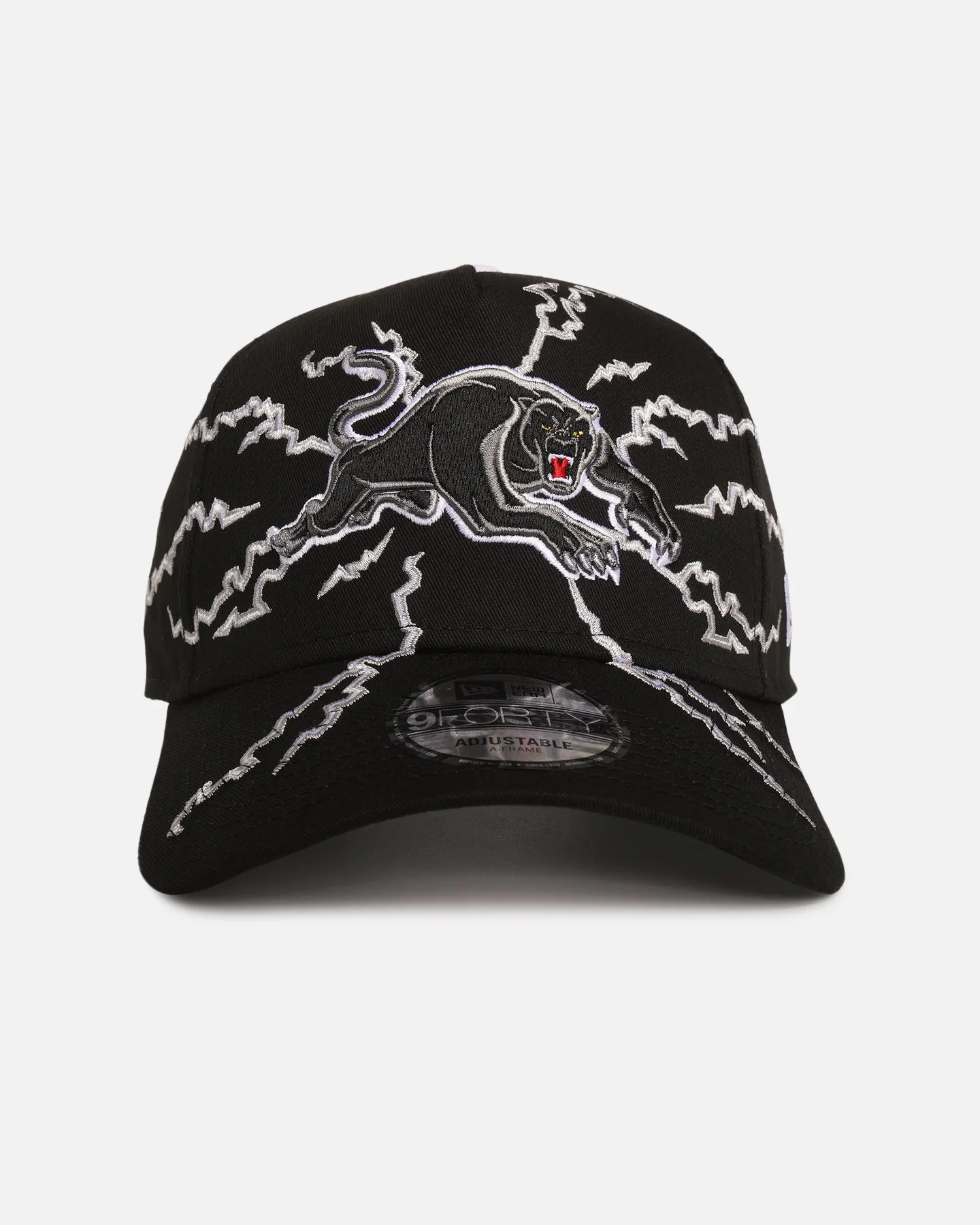 New Era Penrith Panthers 'NRL Electric' 9FORTY A-Frame Snapback Official Team Colour sold by Culture Kings
