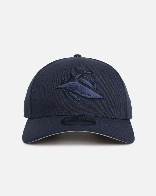 New Era Cronulla Sutherland Sharks 'Ocean Blue' 9FORTY A-Frame Snapback Oceanside Blue sold by Culture Kings