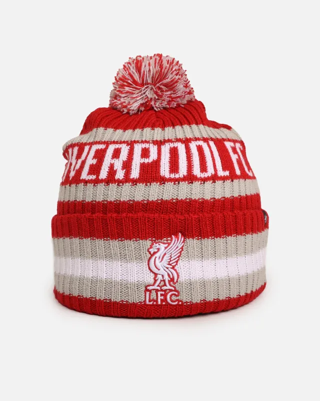 47 Brand Liverpool FC 'Premier League Supporters' Light 47 Cuff Knit Beanie Red sold by Culture Kings