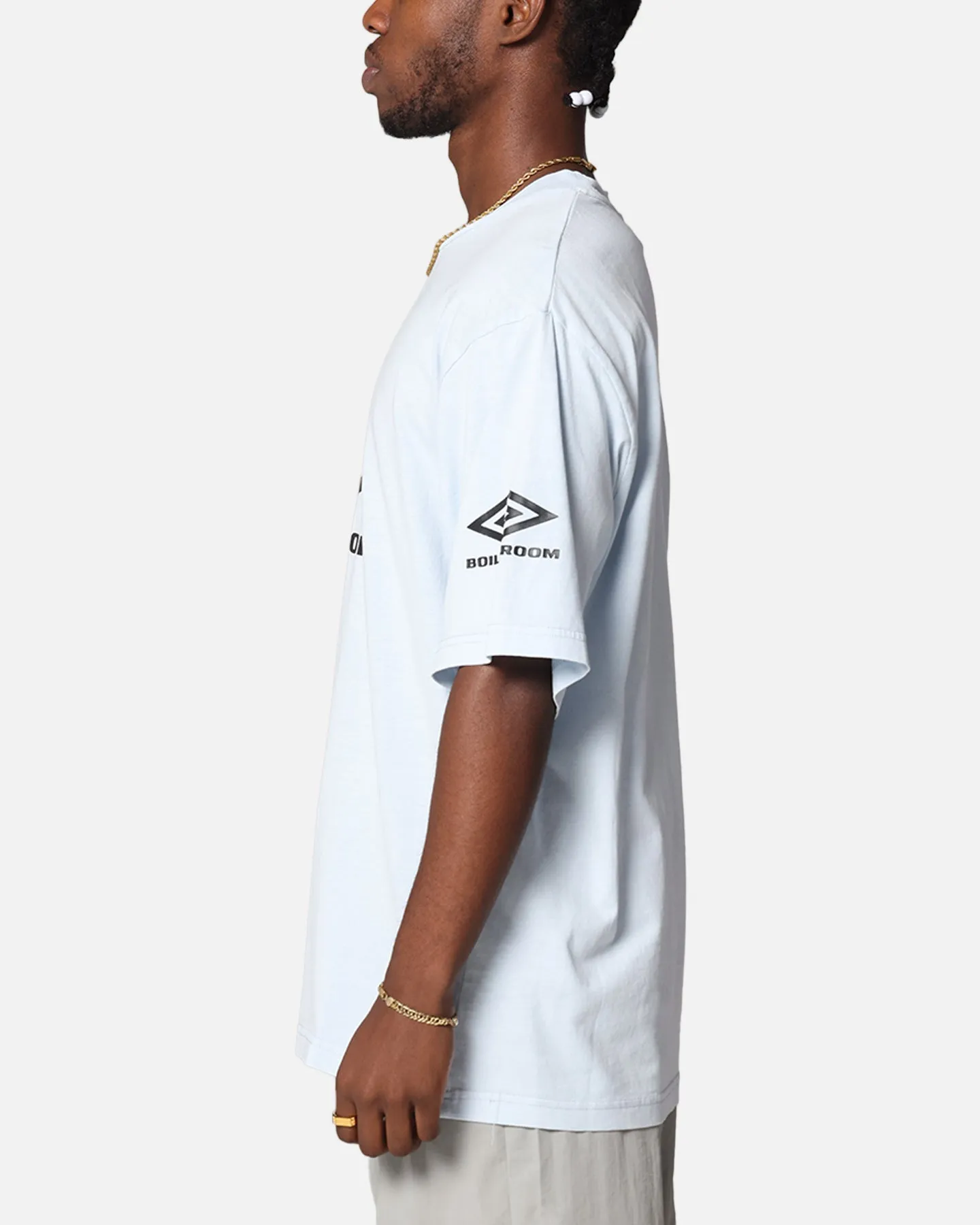 Boiler Room X Umbro Washed T-Shirt Blue sold by Culture Kings product image thumbnail 5