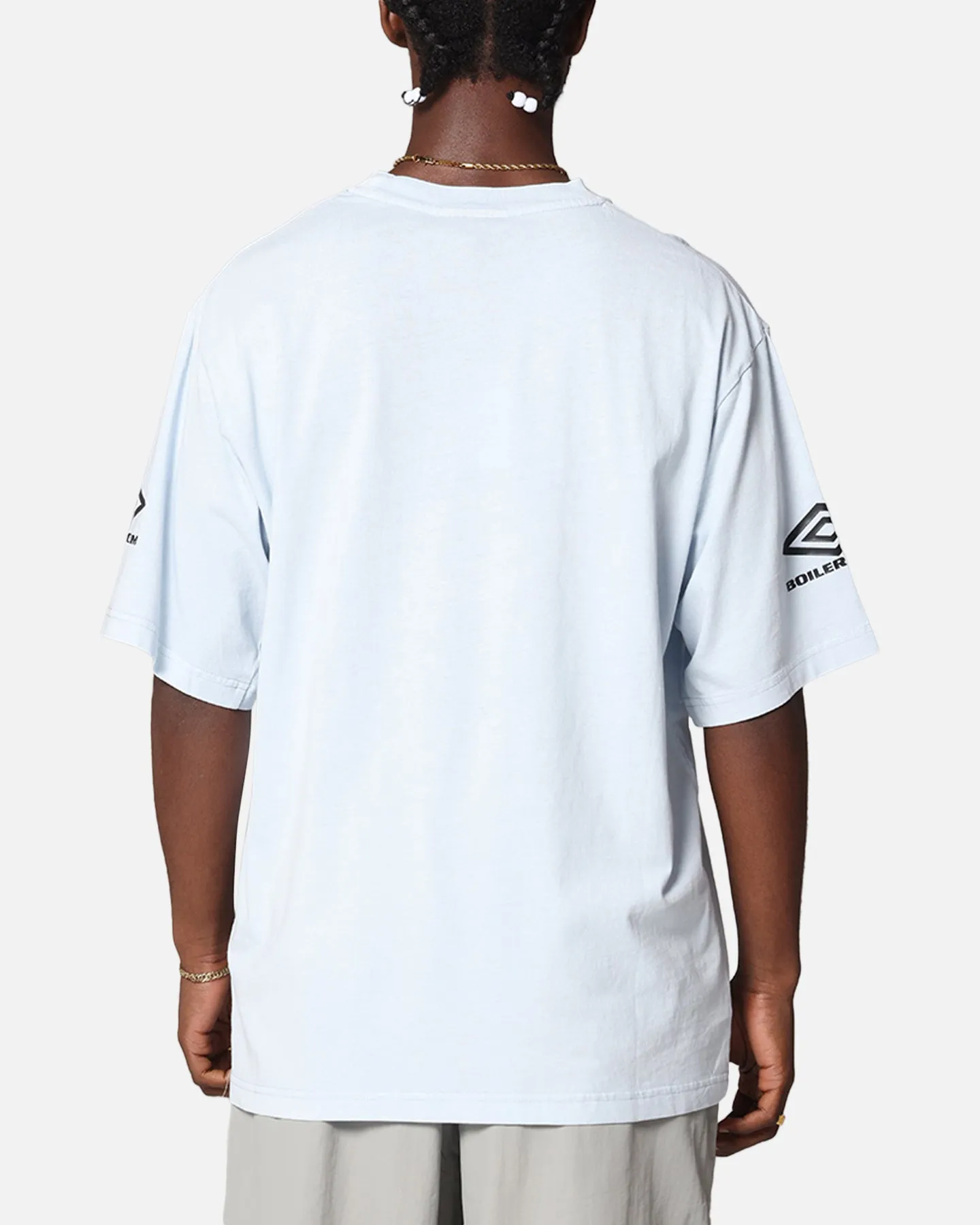 Boiler Room X Umbro Washed T-Shirt Blue sold by Culture Kings product image thumbnail 3