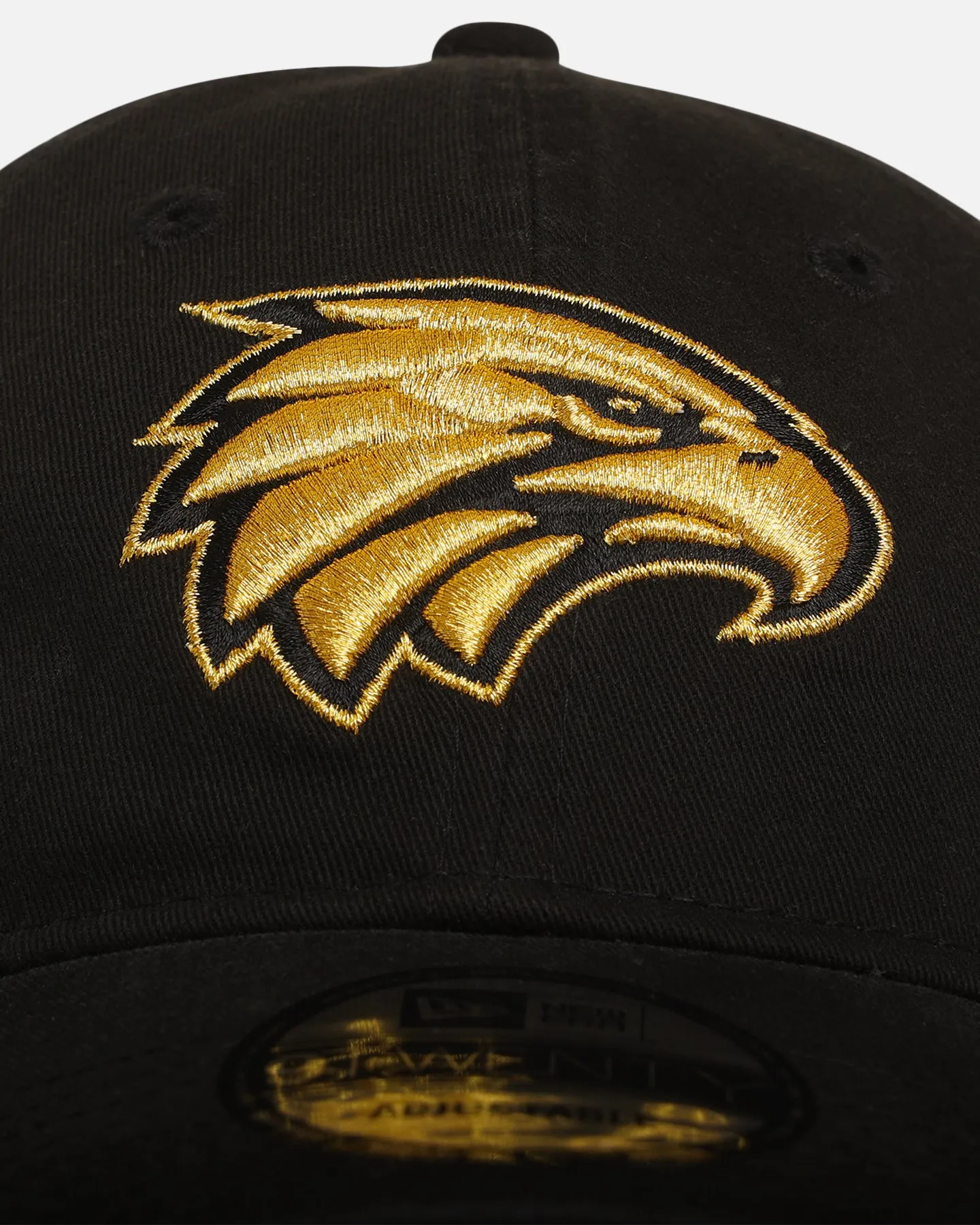 New Era West Coast Eagles 'AFL Black & Gold' 9TWENTY Strapback Black/Gold sold by Culture Kings product image thumbnail 5